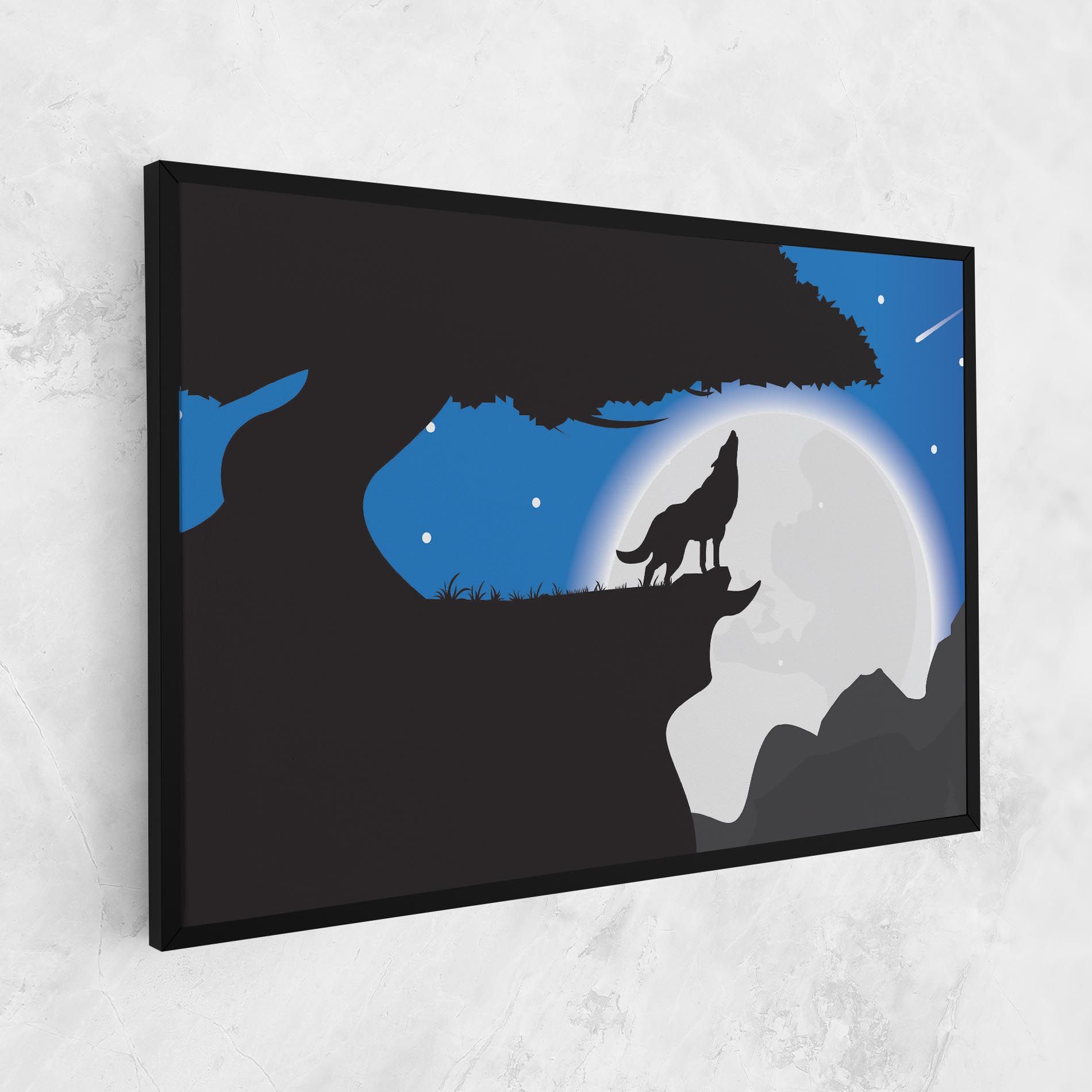 Blue Light Wolf mockup 1
