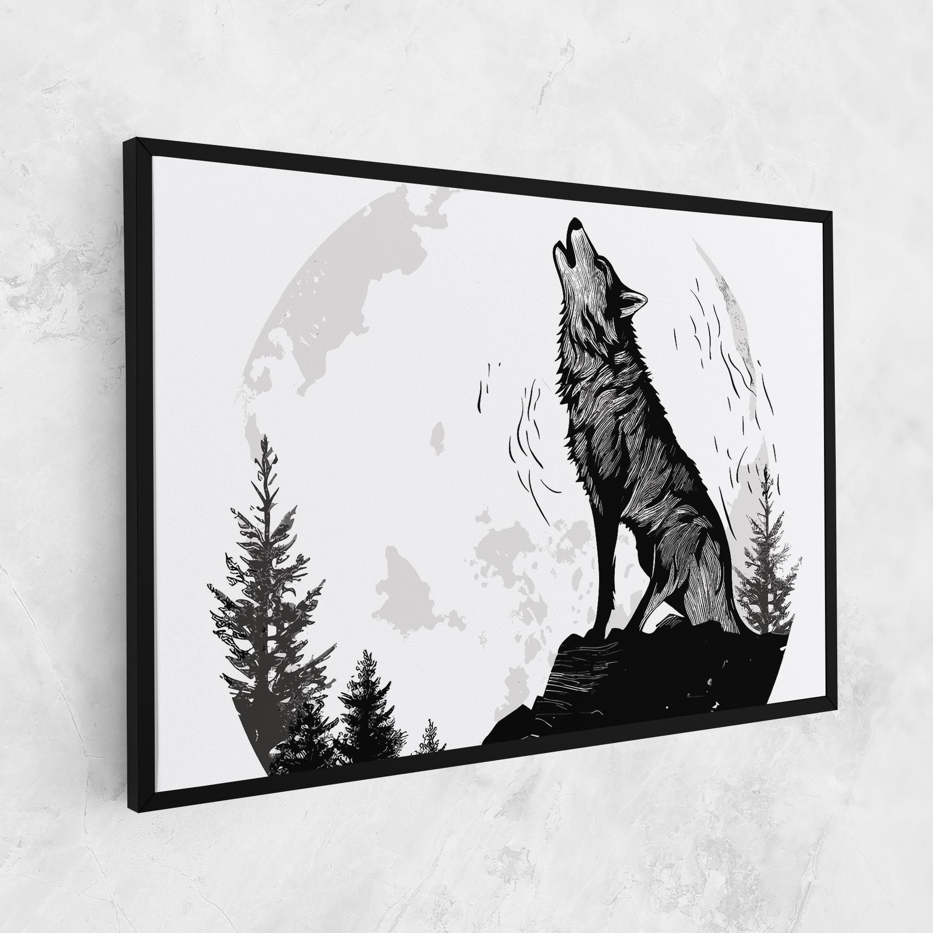 Grey Moon Wolf mockup 1