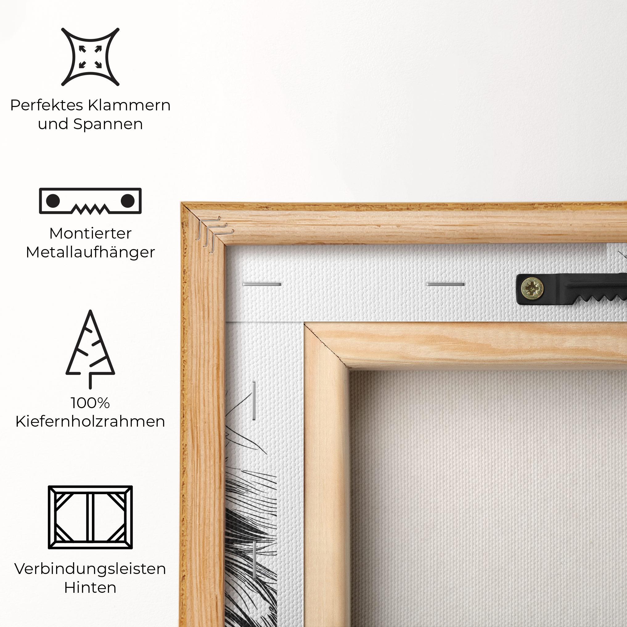 Leinwandbild Wolf Friends mockup 5