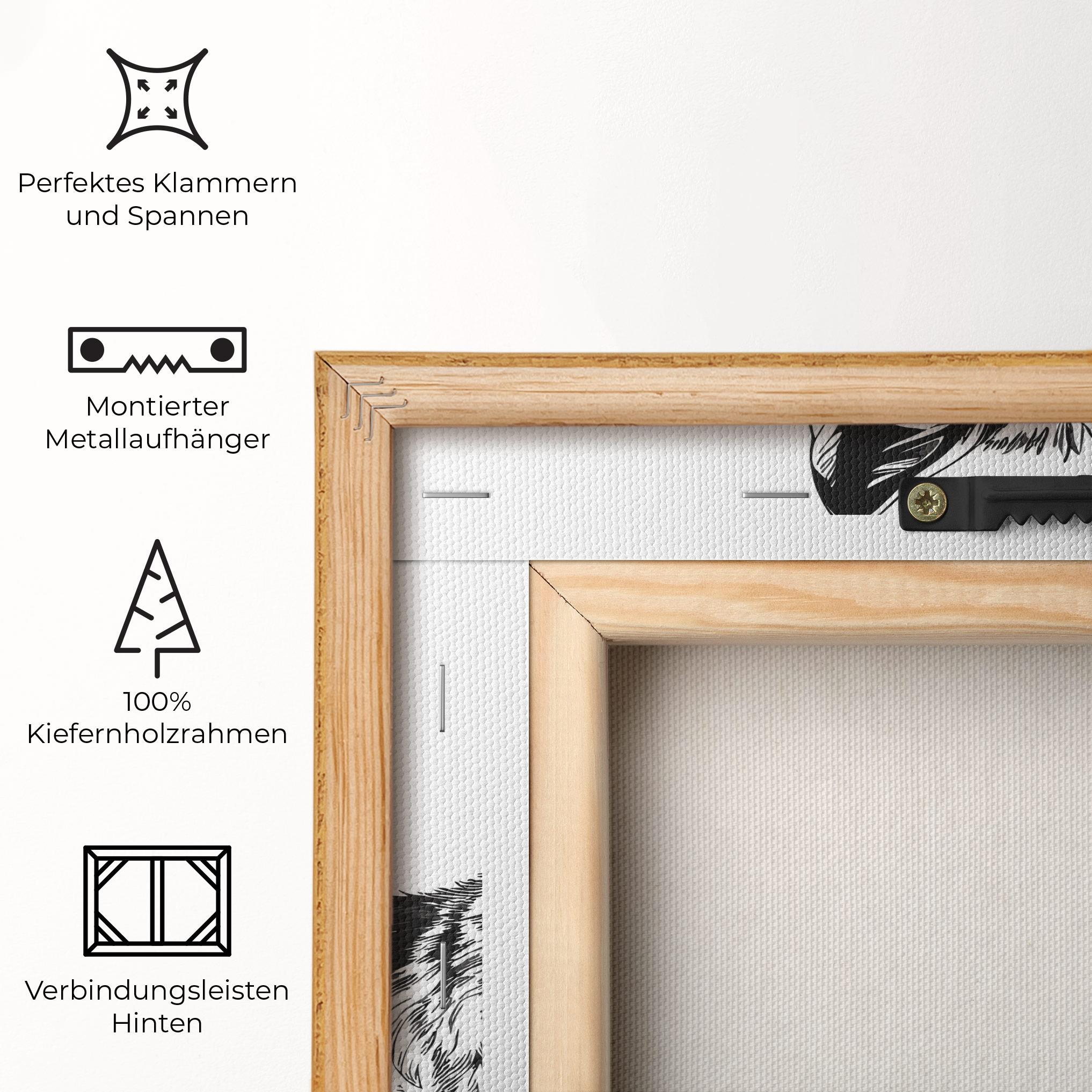 Leinwandbild Wolves mockup 5