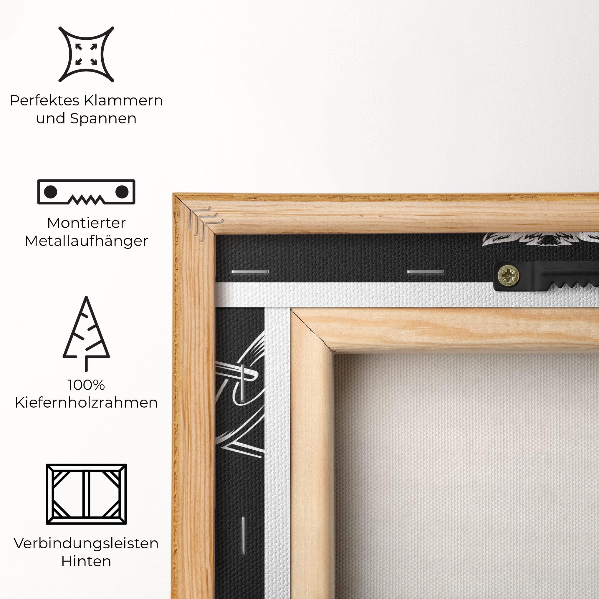 Leinwandbild Work Out Wolf mockup 5