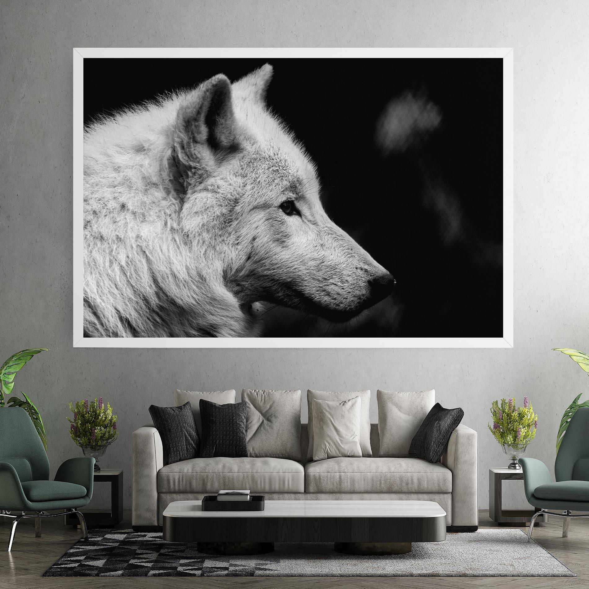 Leinwandbild Grey Wolf mockup 7