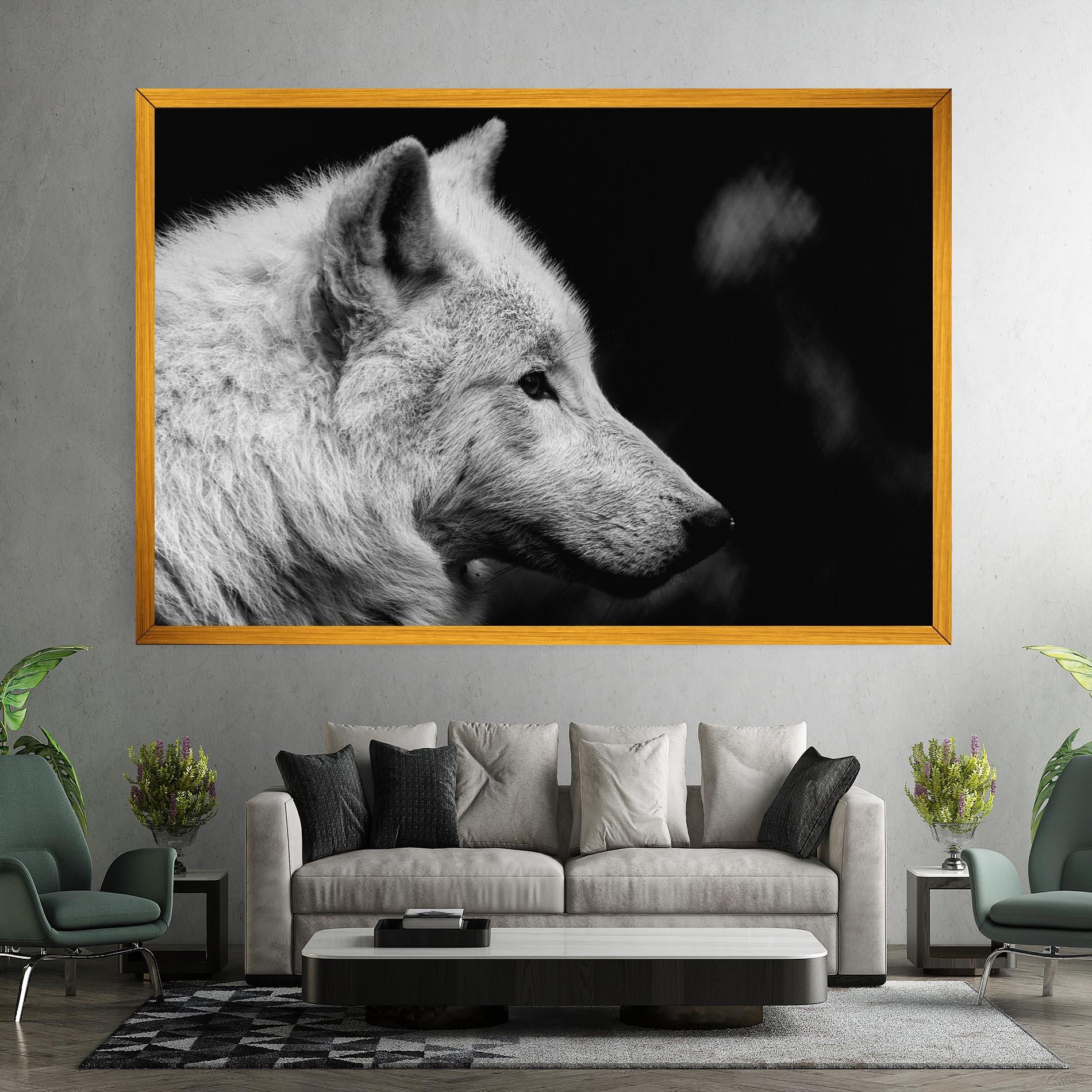 Leinwandbild Grey Wolf mockup 7