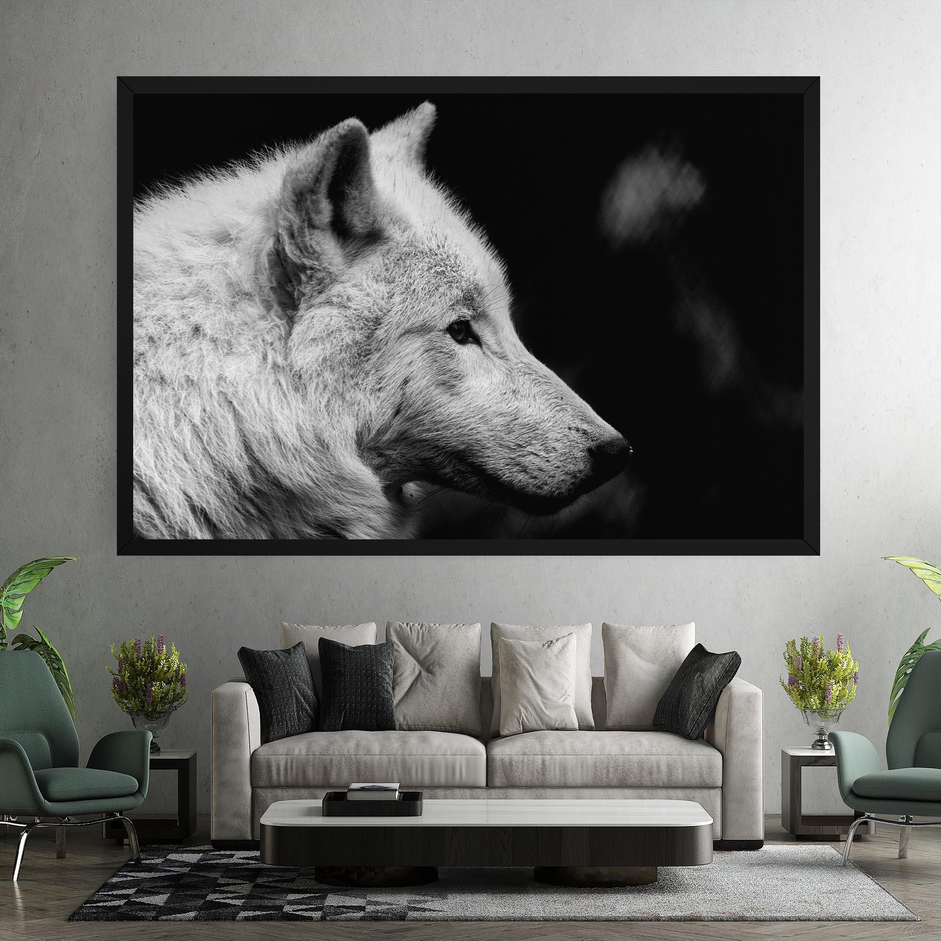 Leinwandbild Grey Wolf mockup 7