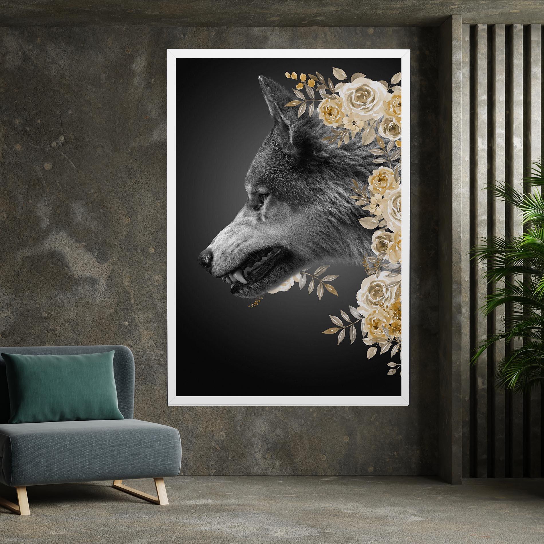 Leinwandbild The Wolf In You mockup 7