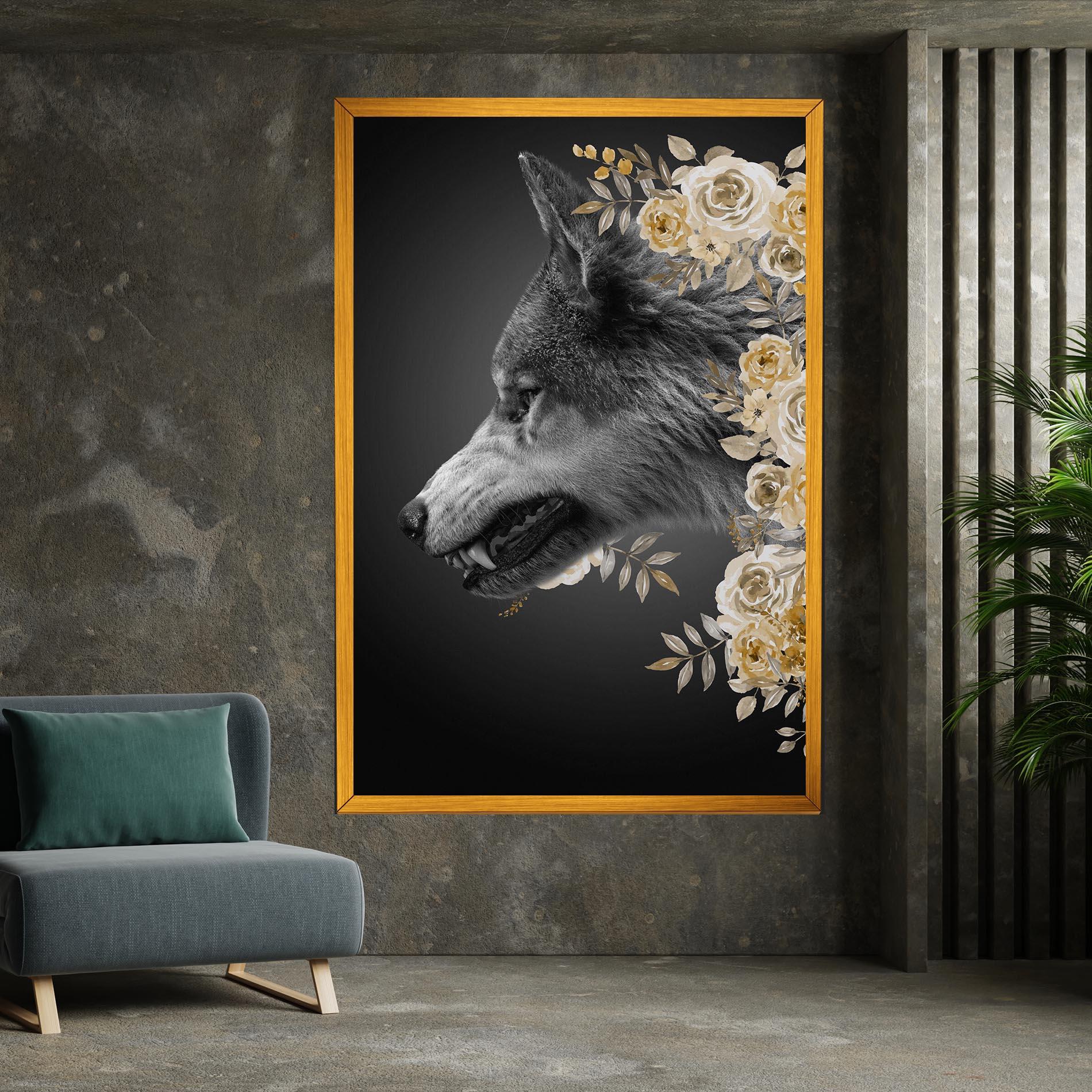 Leinwandbild The Wolf In You mockup 7