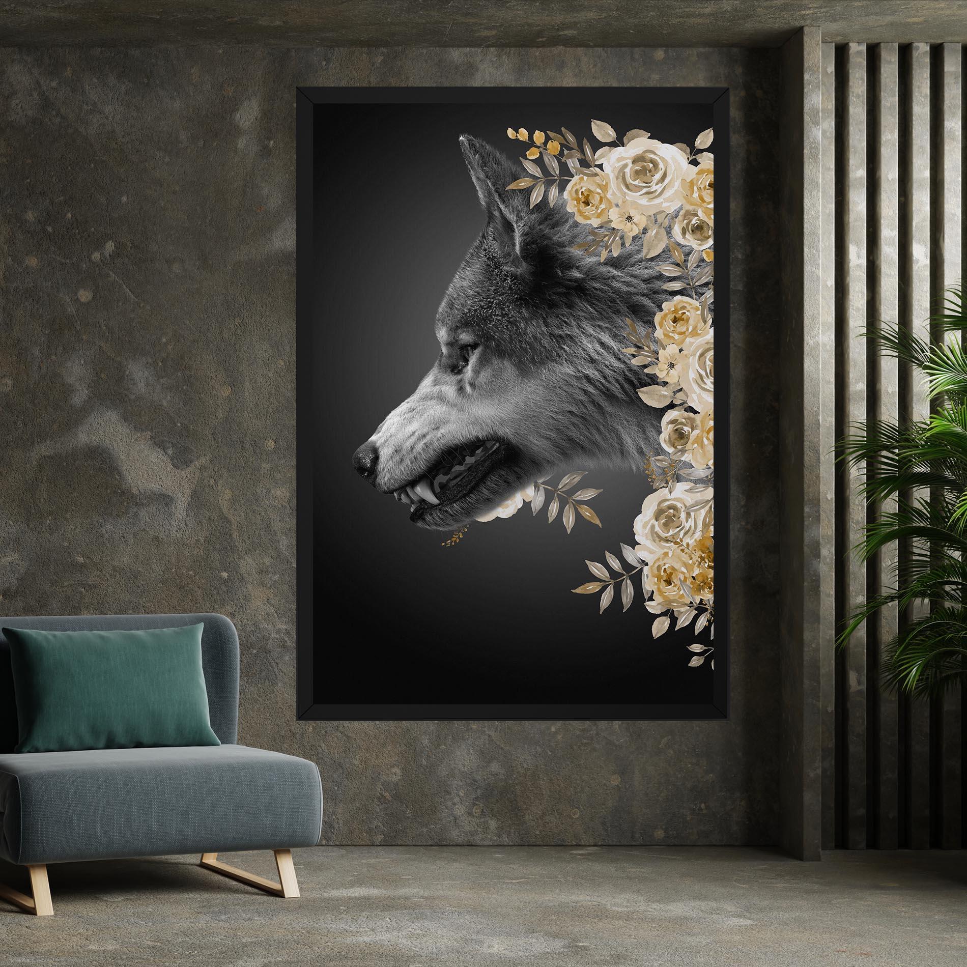 Leinwandbild The Wolf In You mockup 7