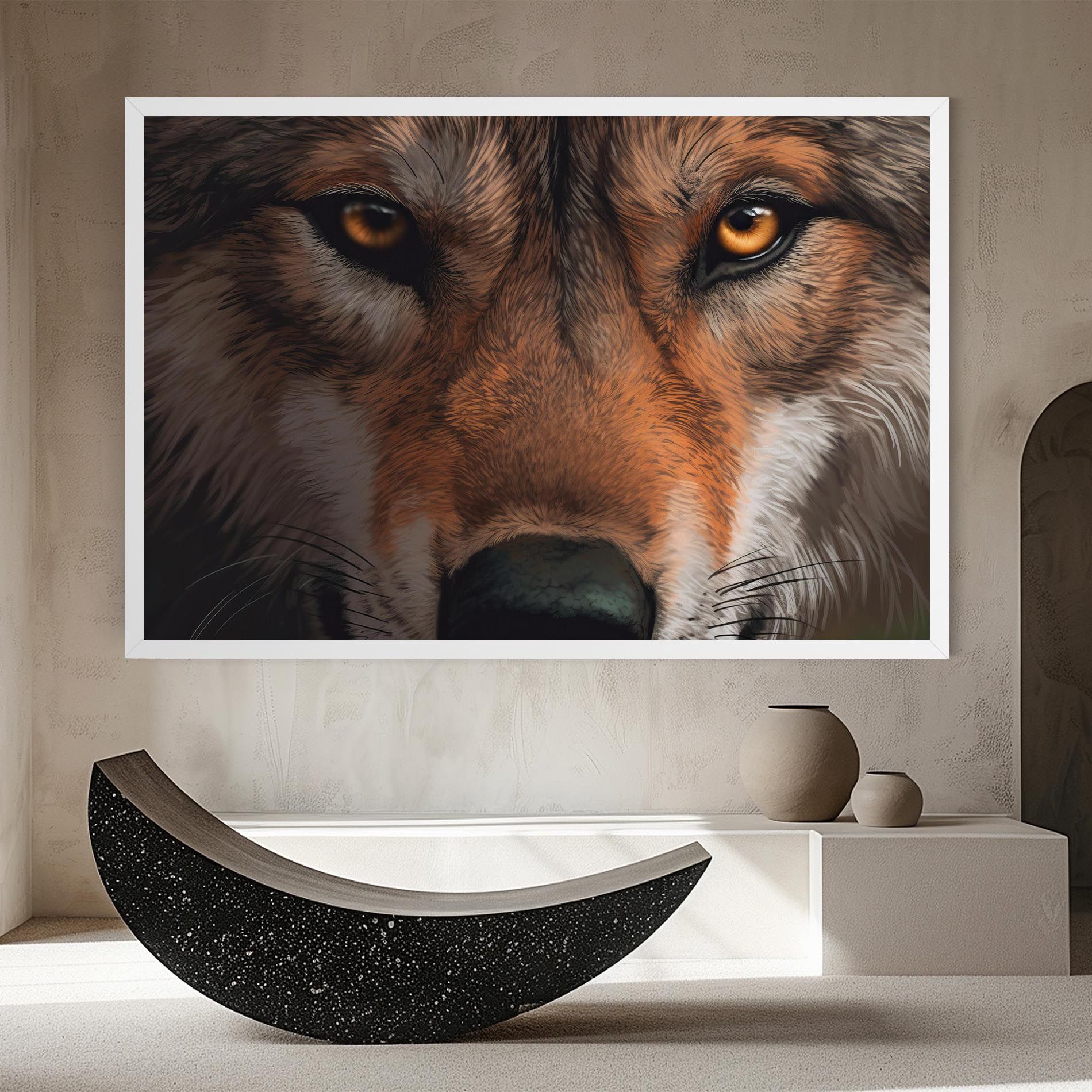 Close Up Wolf Eyes mockup 8