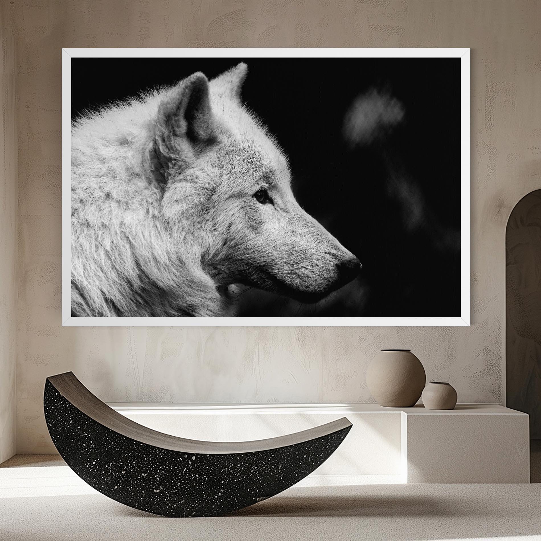 Leinwandbild Grey Wolf mockup 8