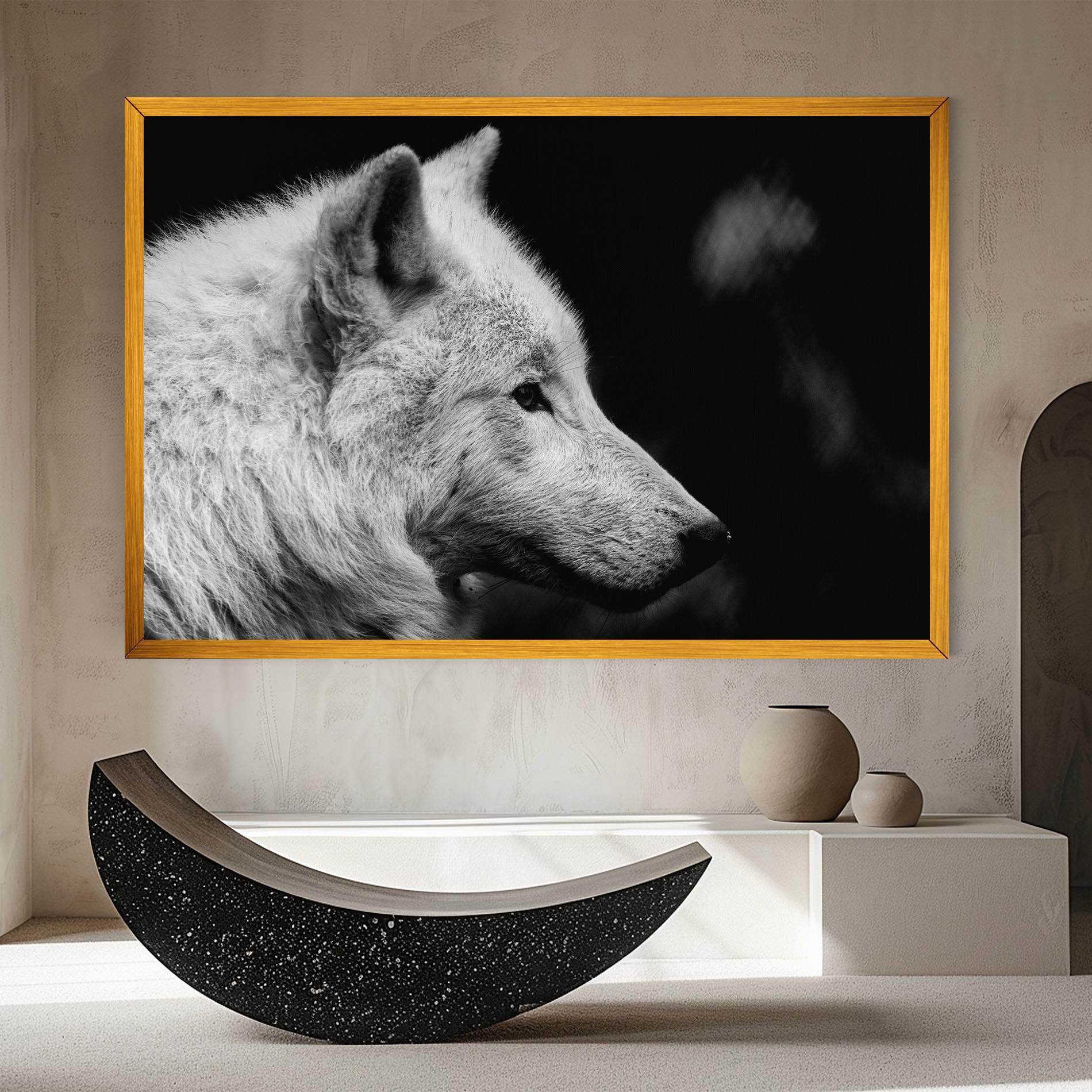 Leinwandbild Grey Wolf mockup 8