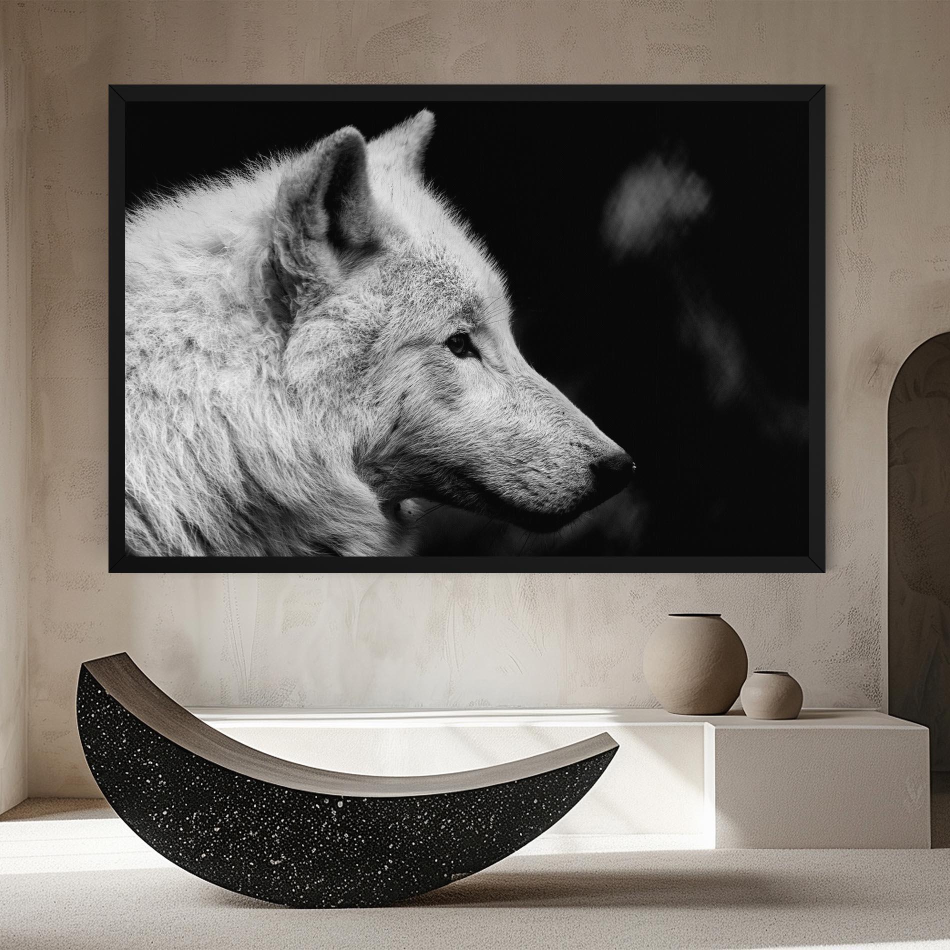 Leinwandbild Grey Wolf mockup 8