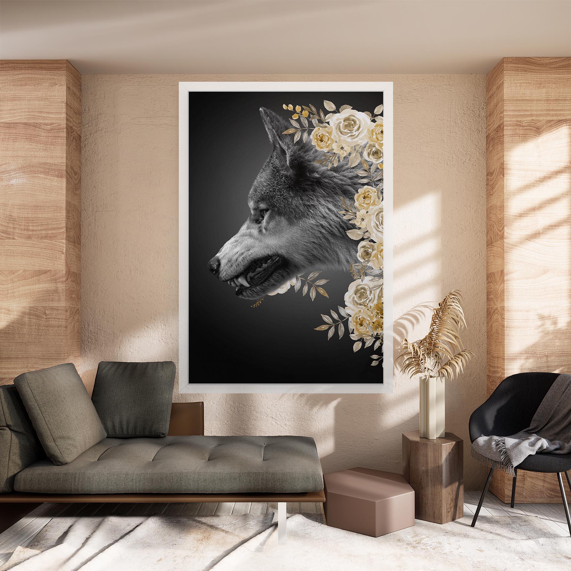 Leinwandbild The Wolf In You mockup 8