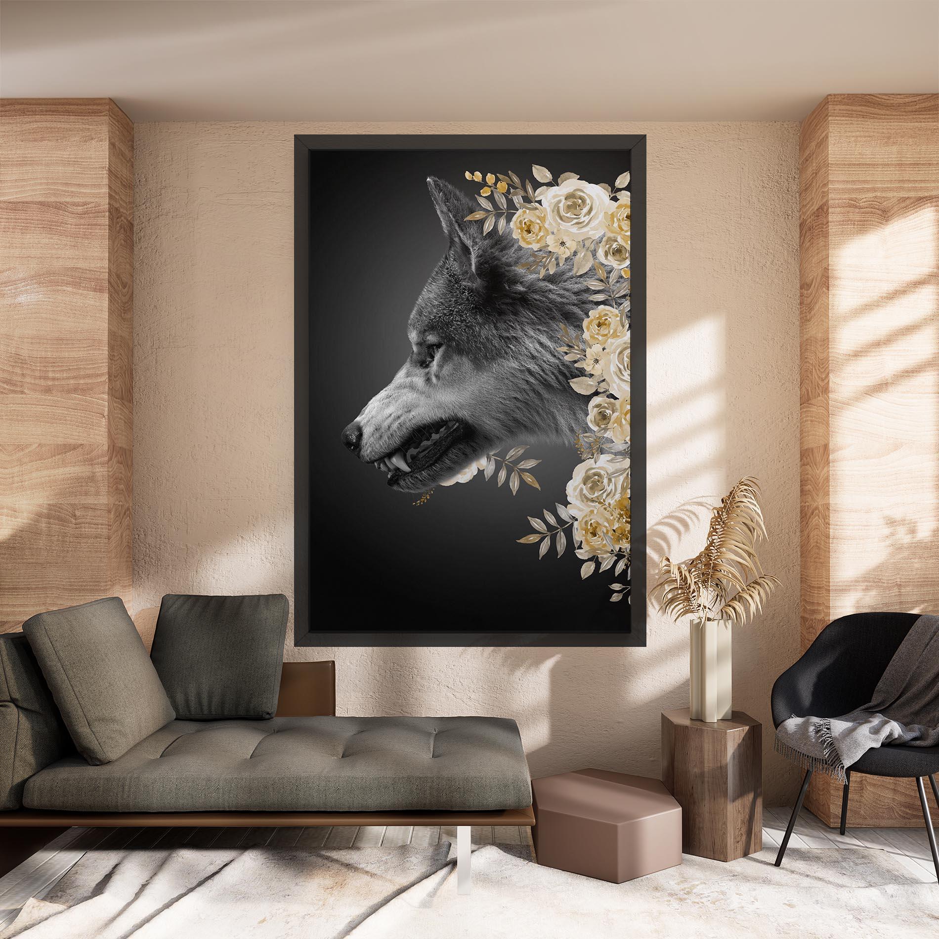 Leinwandbild The Wolf In You mockup 8