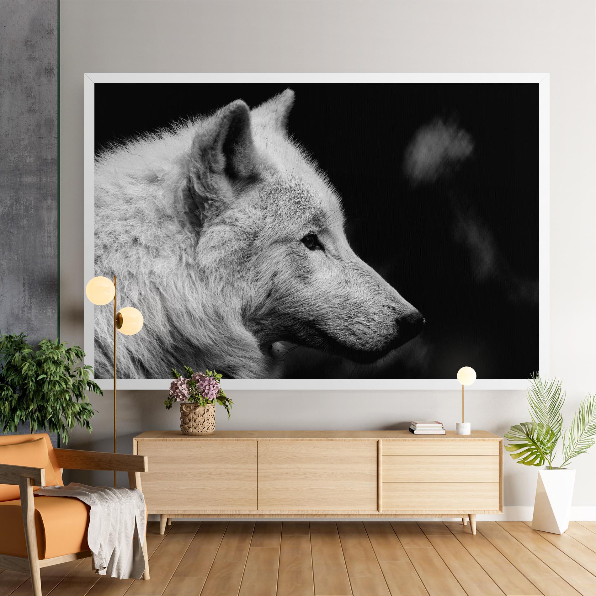 Leinwandbild Grey Wolf mockup 9