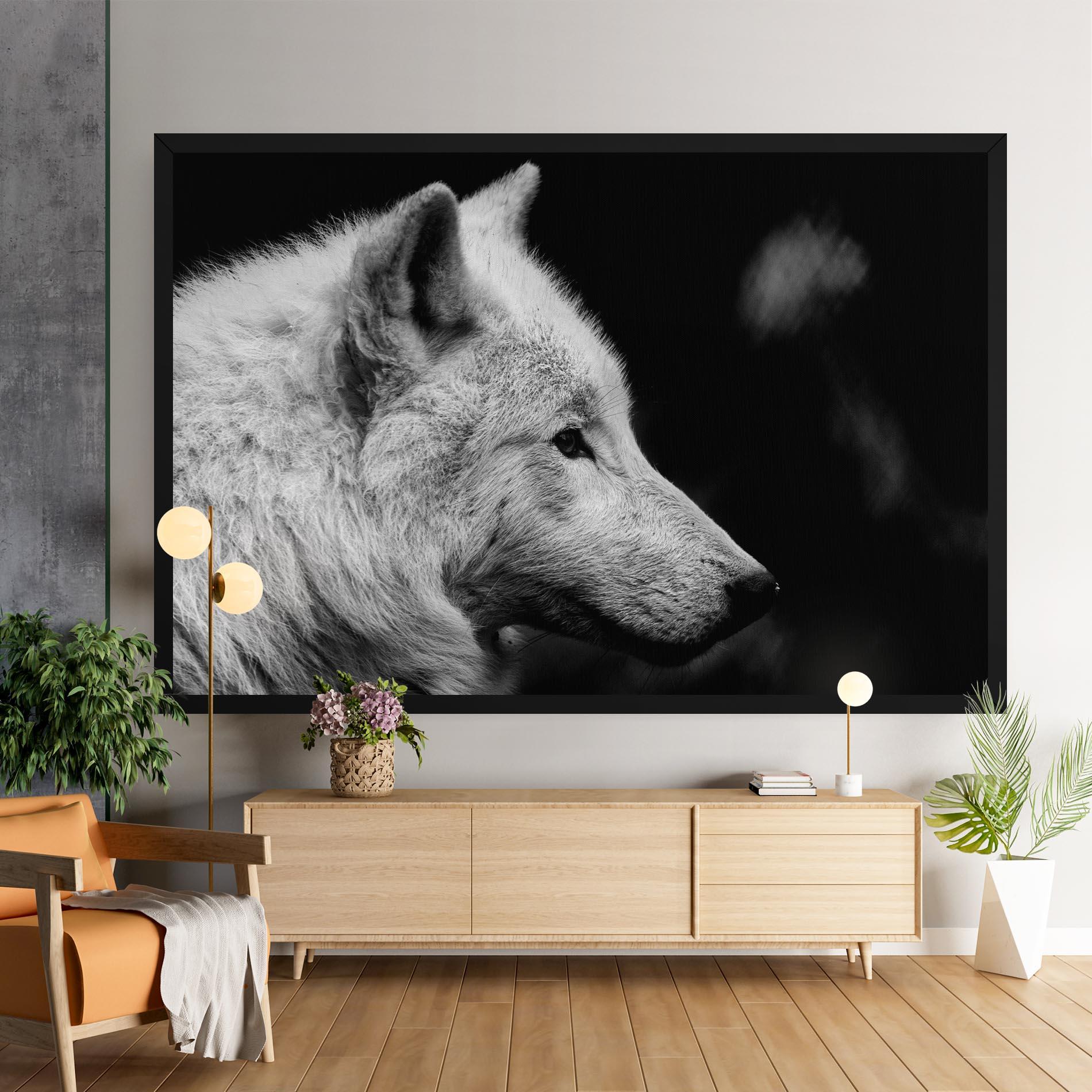 Leinwandbild Grey Wolf mockup 9