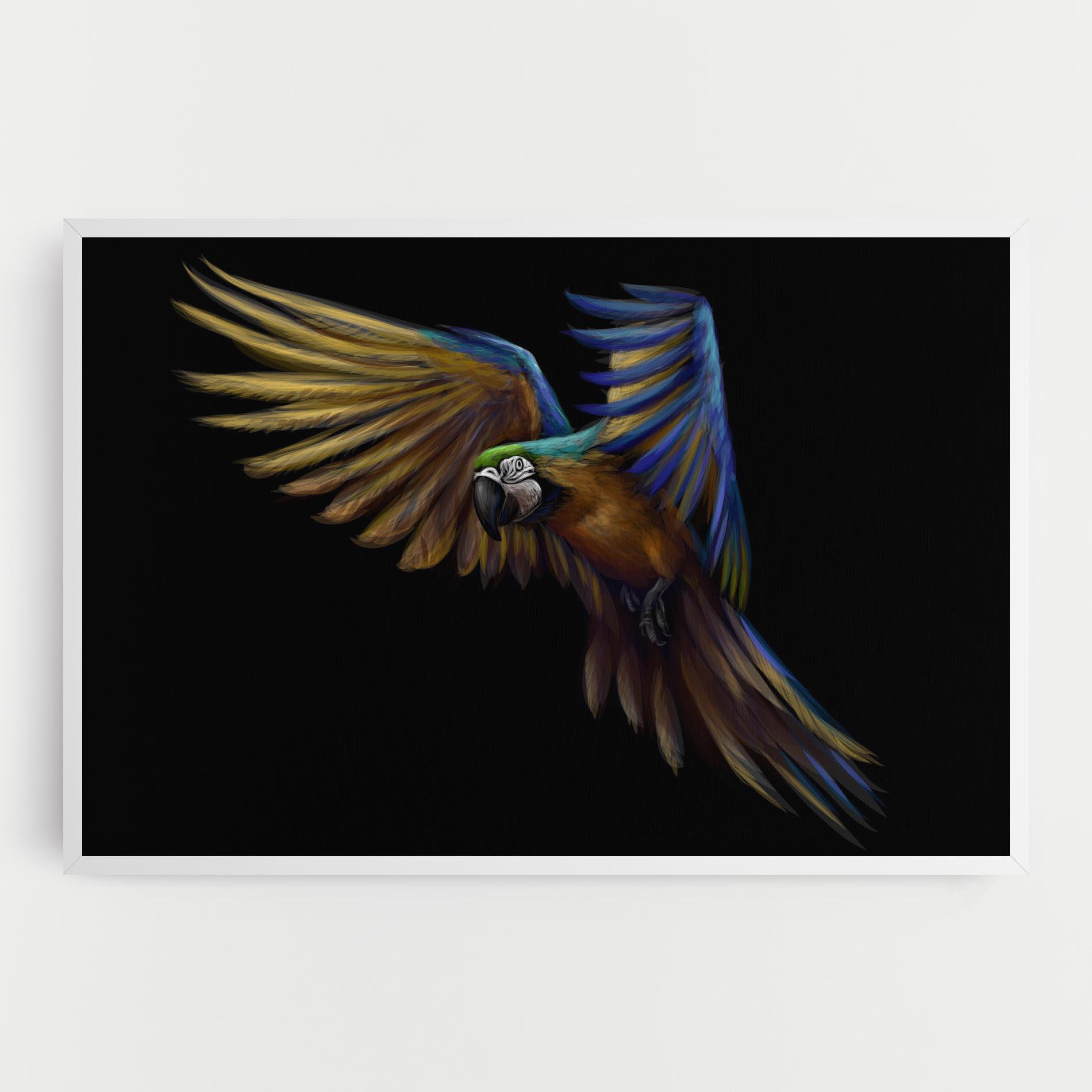 Leinwandbild Parrot Flying mockup 0