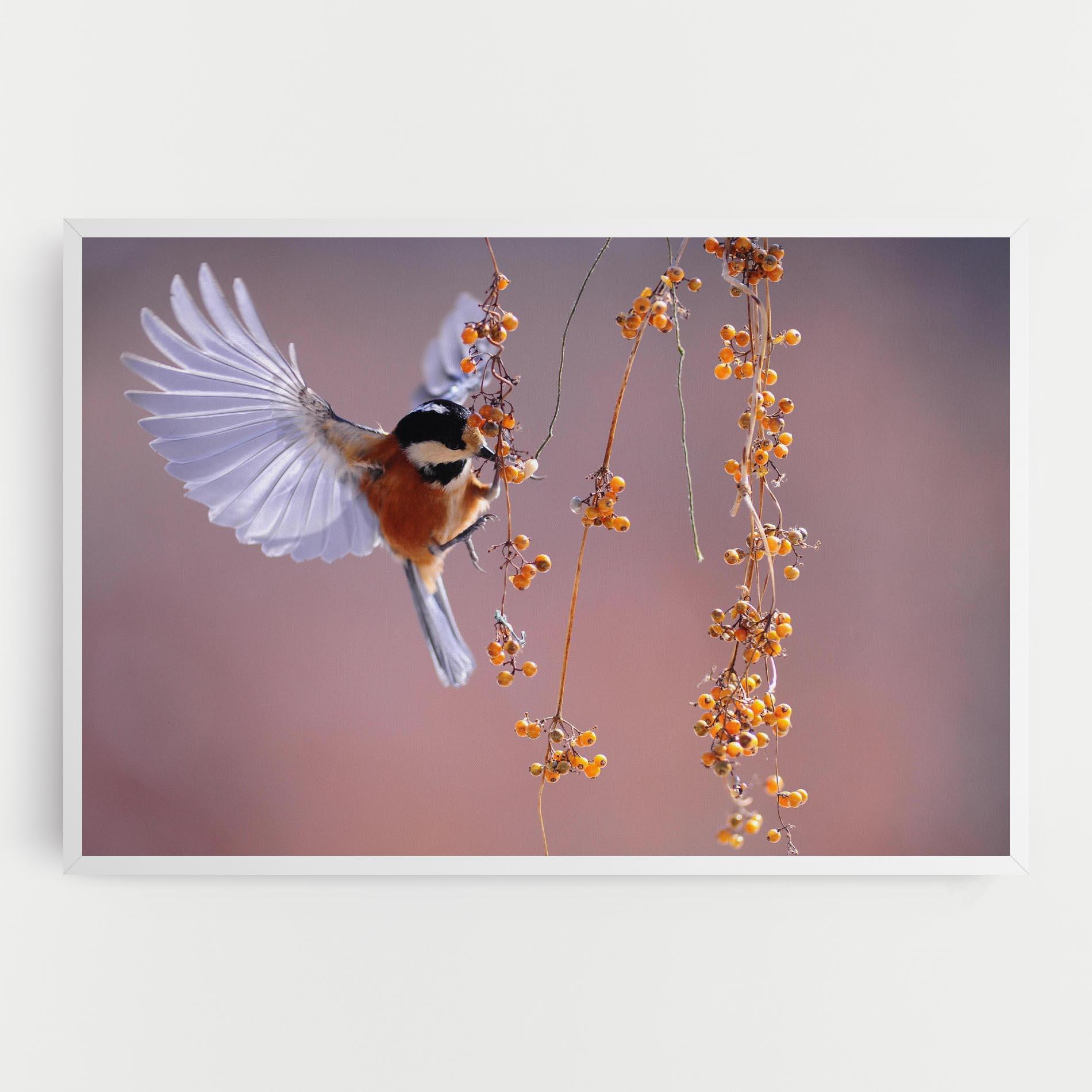 Leinwandbild Woodpecker mockup 0