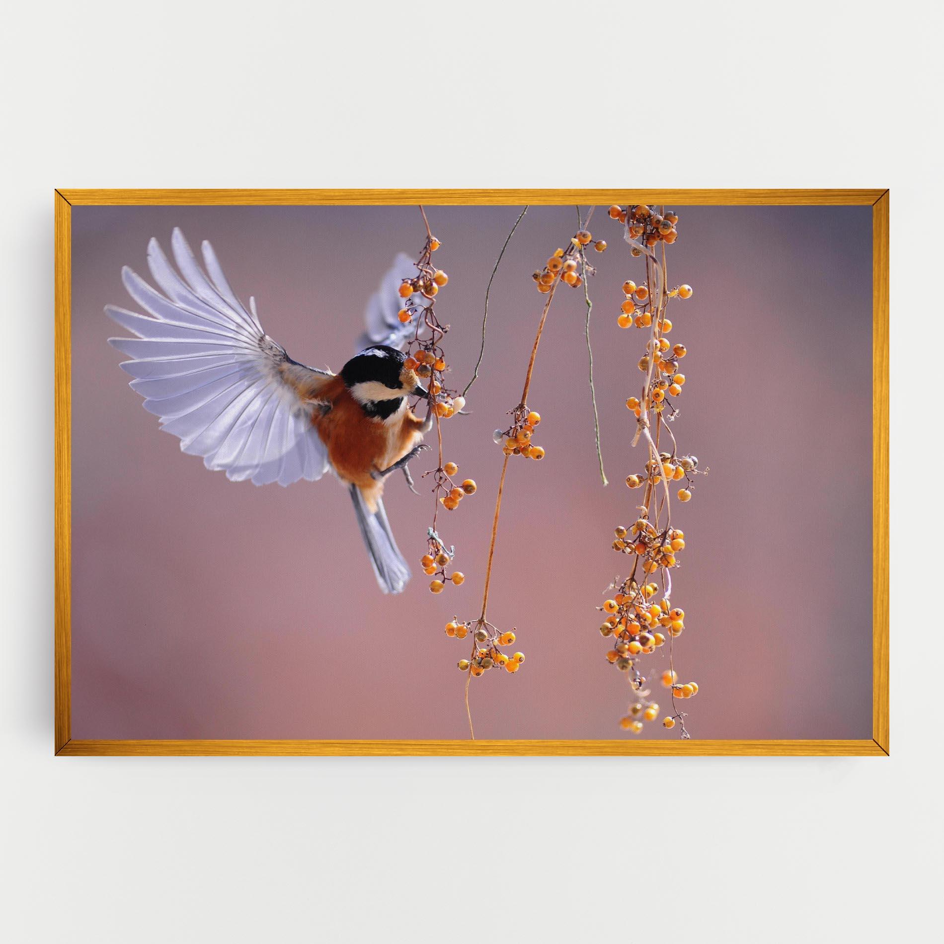 Leinwandbild Woodpecker mockup 0