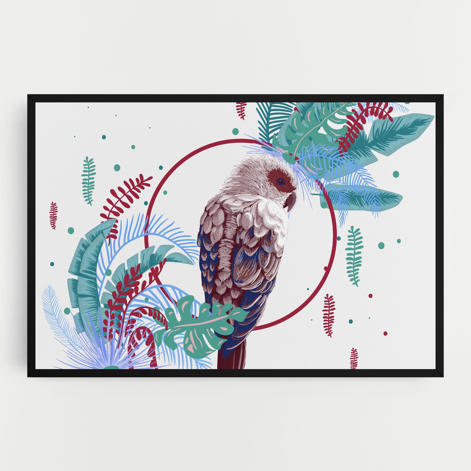 Leinwandbild Bright Bird mockup 0