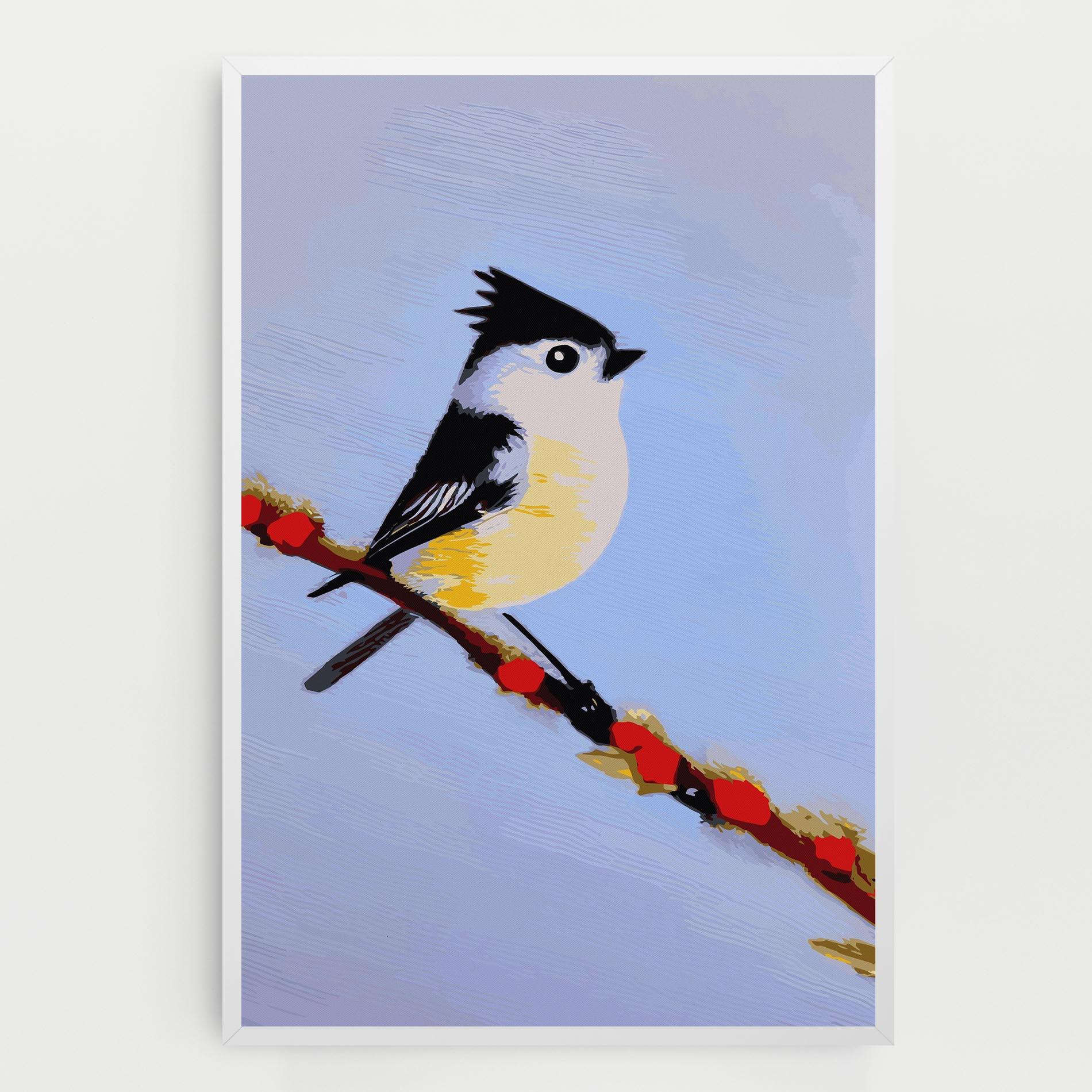 Leinwandbild Bird Painting mockup 0