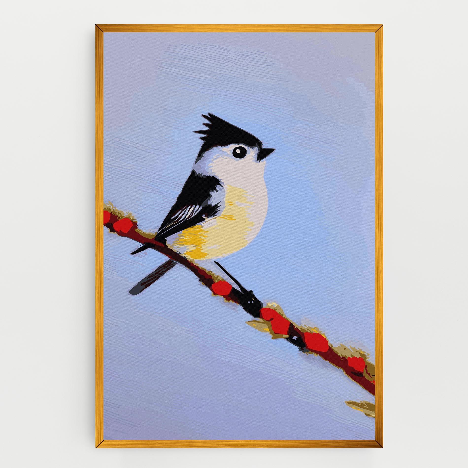 Leinwandbild Bird Painting mockup 0