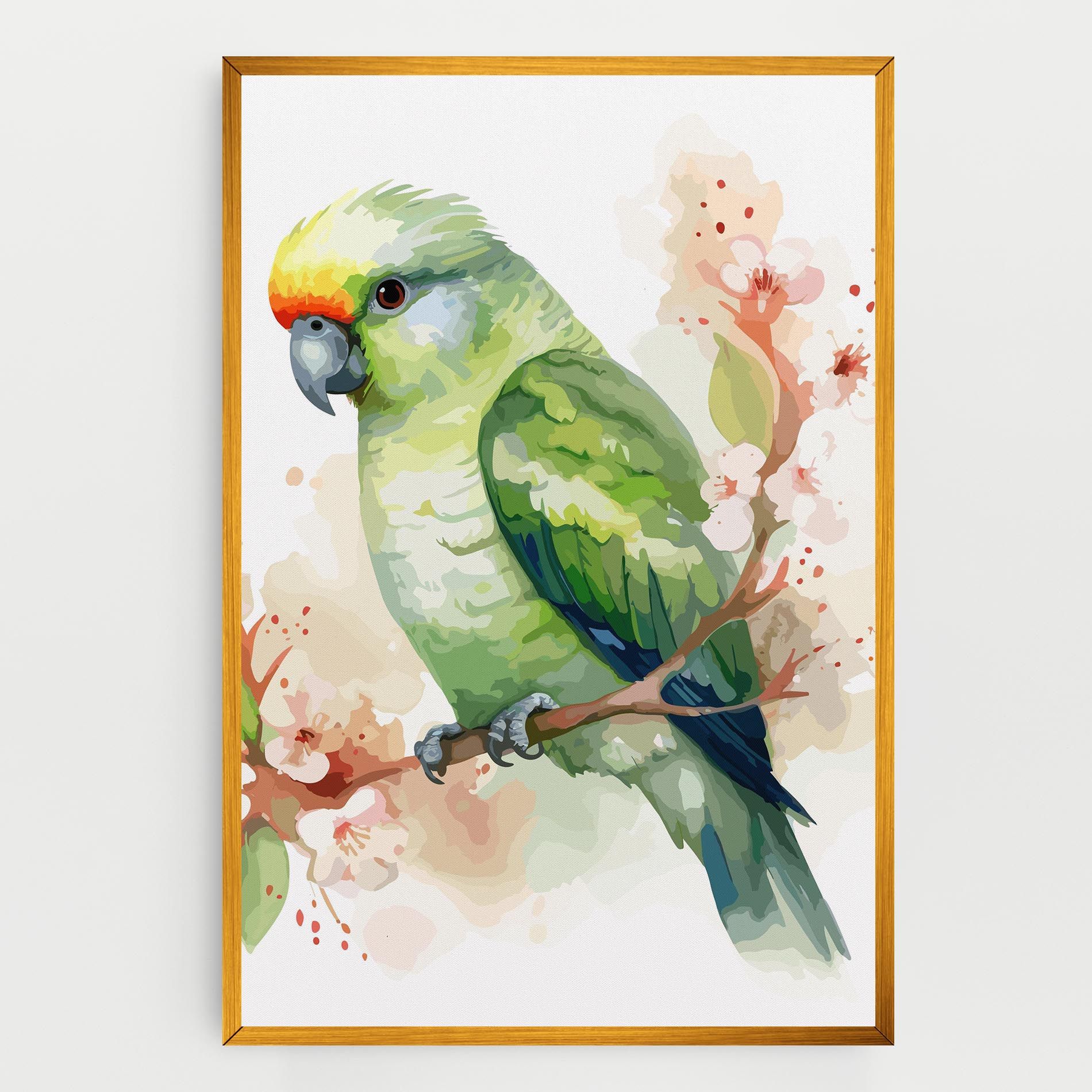Pretty Green Parrot mockup 0