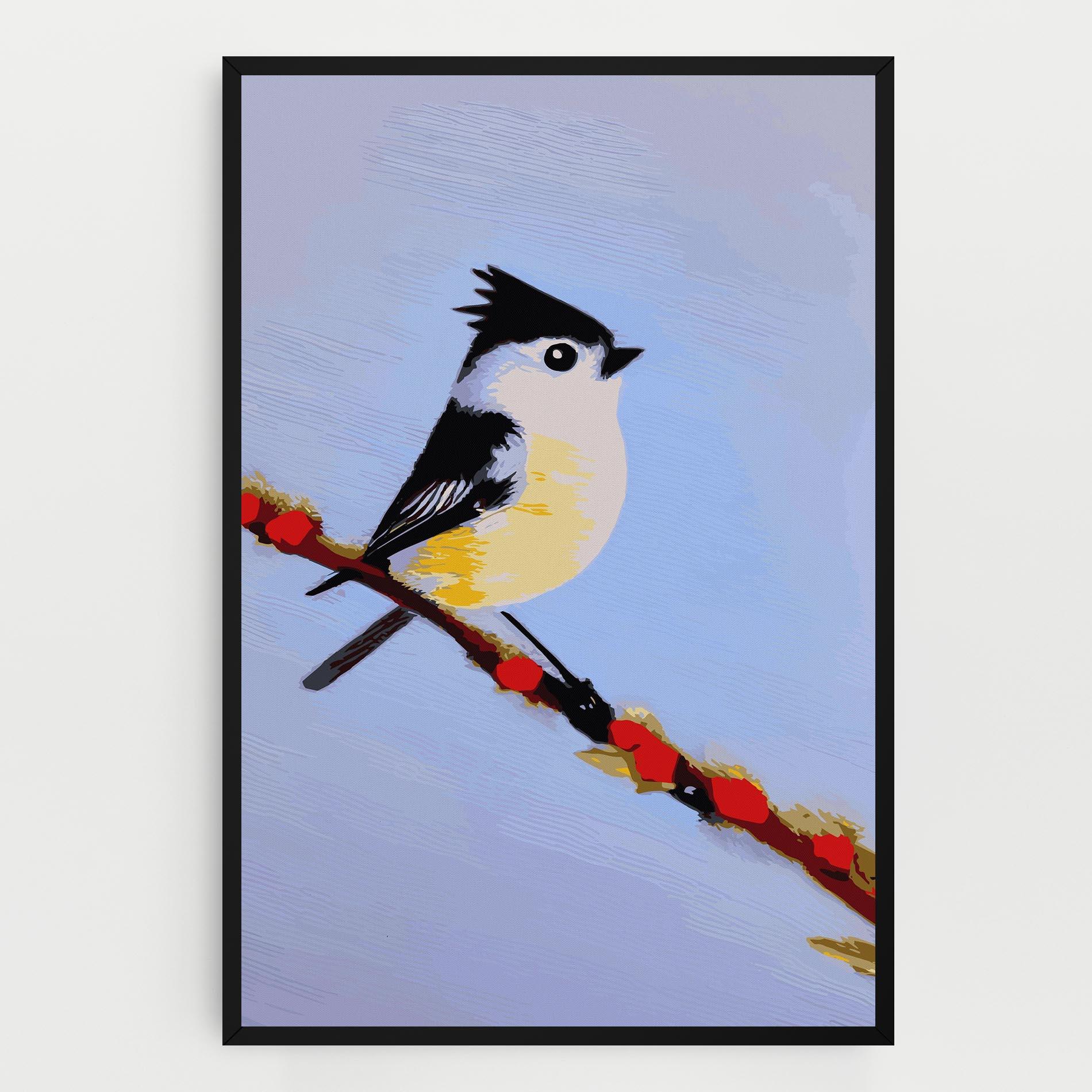 Leinwandbild Bird Painting mockup 0