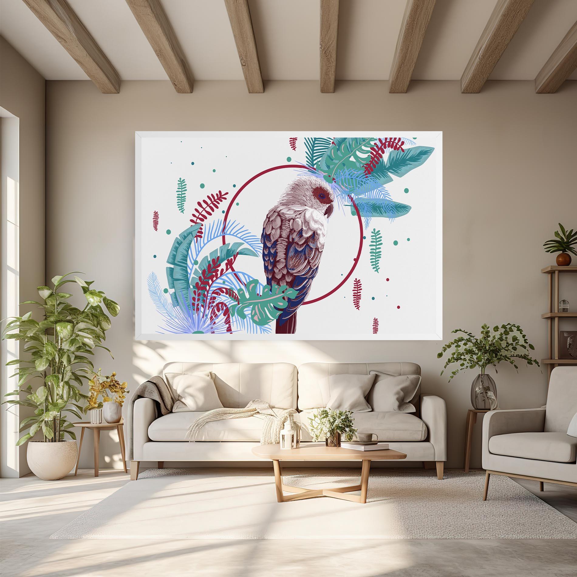 Leinwandbild Bright Bird mockup 6