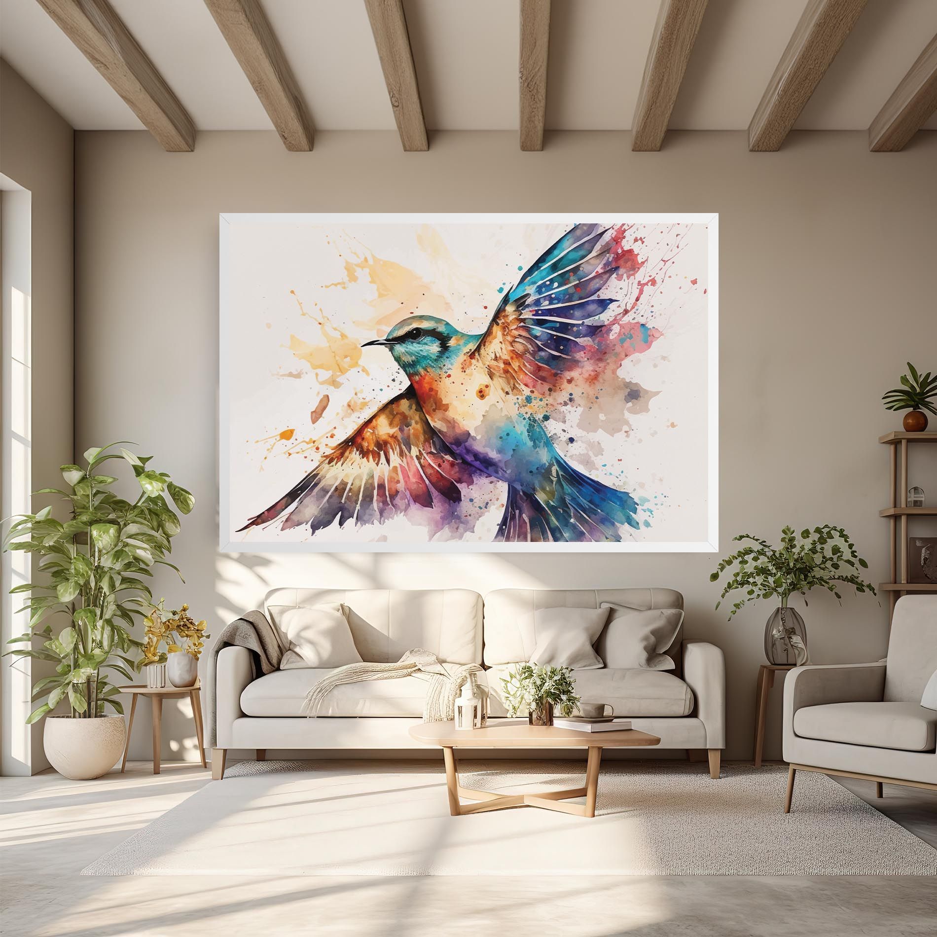 Painted Wings Bird mockup 6