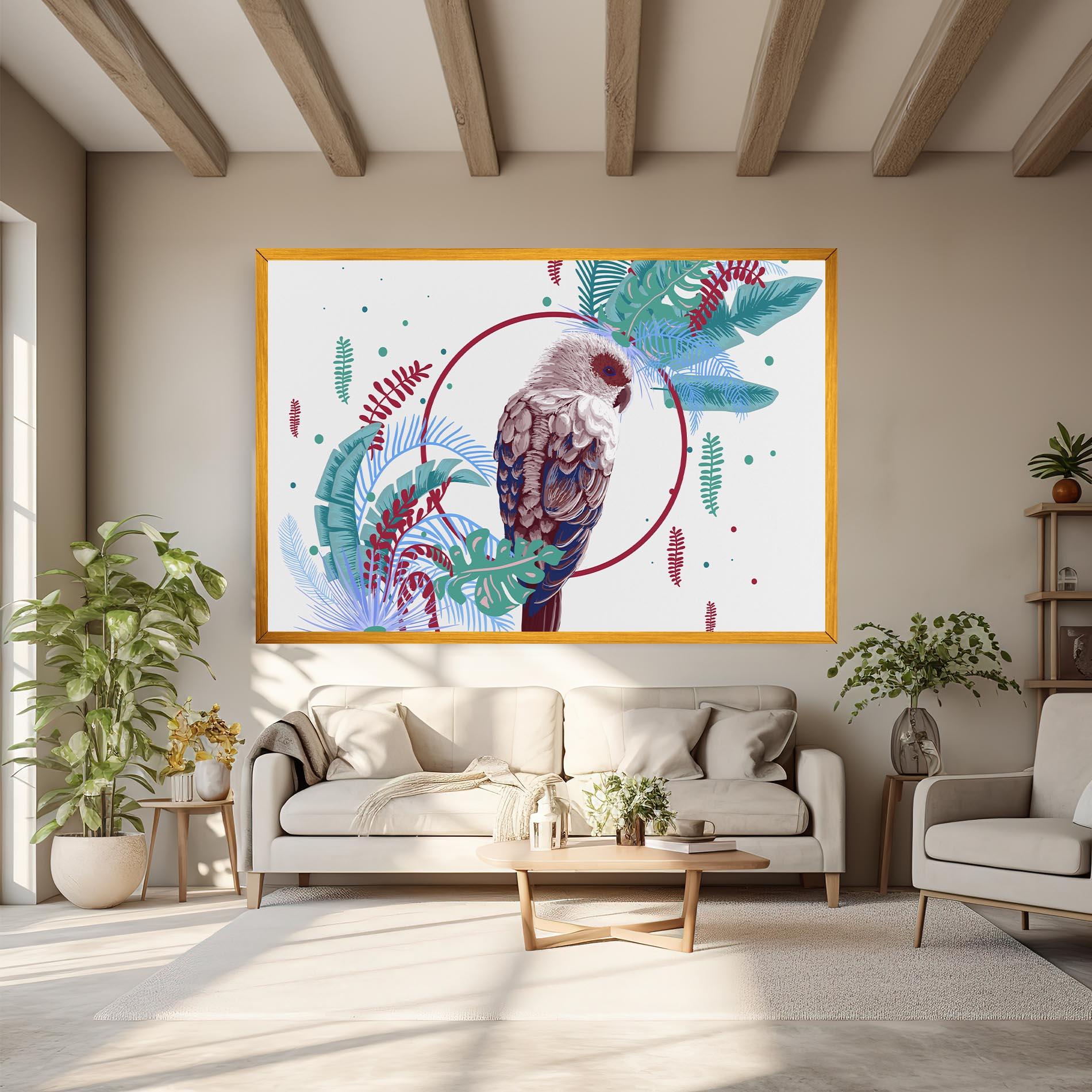 Leinwandbild Bright Bird mockup 6