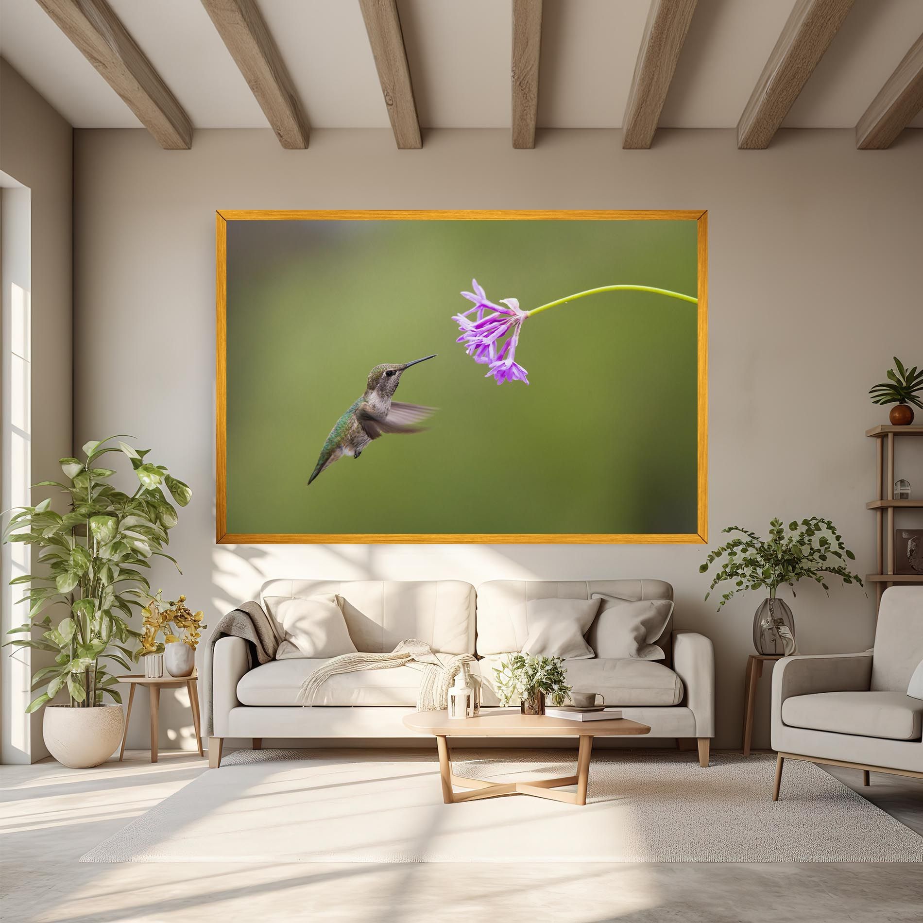 Cute Hummingbird mockup 6