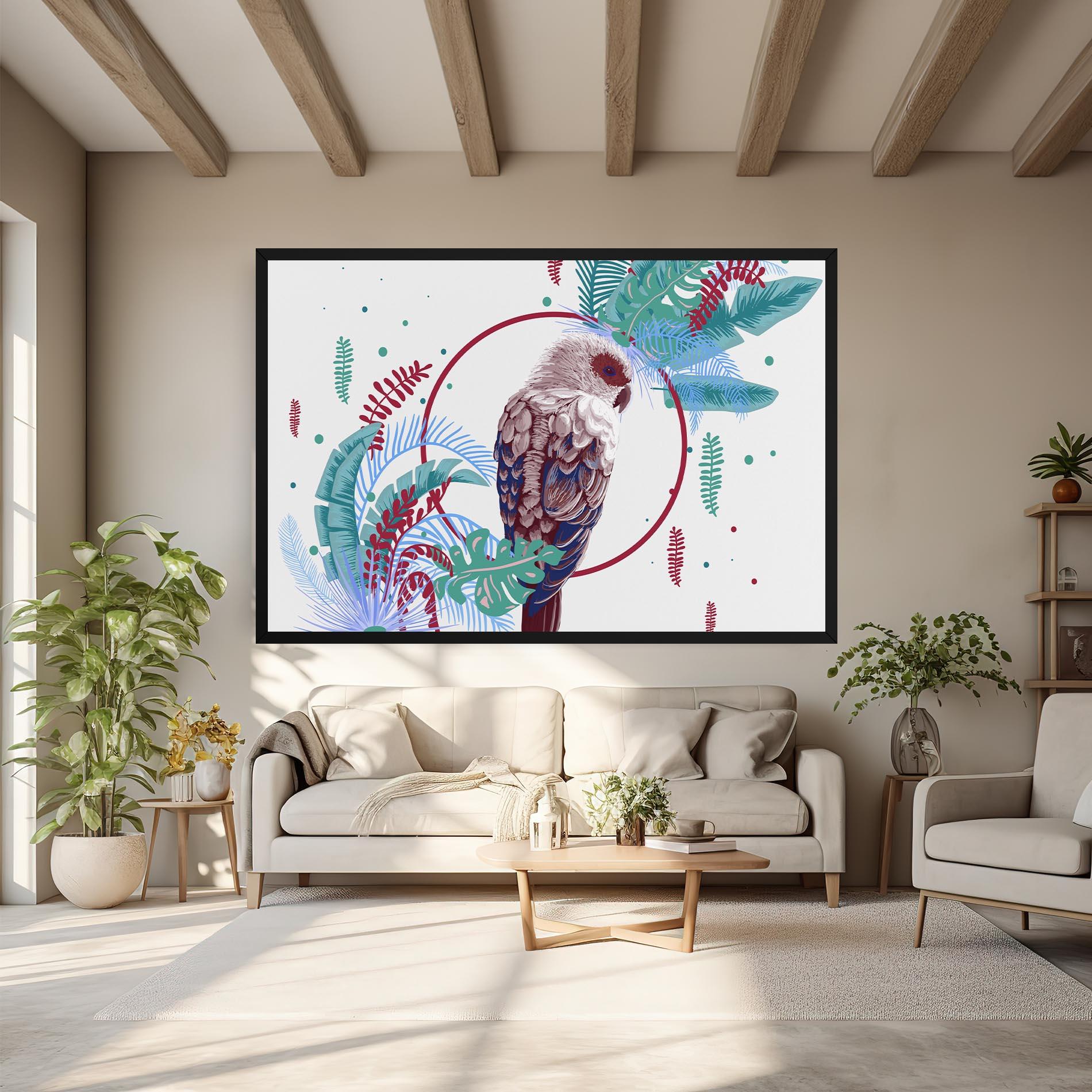 Leinwandbild Bright Bird mockup 6