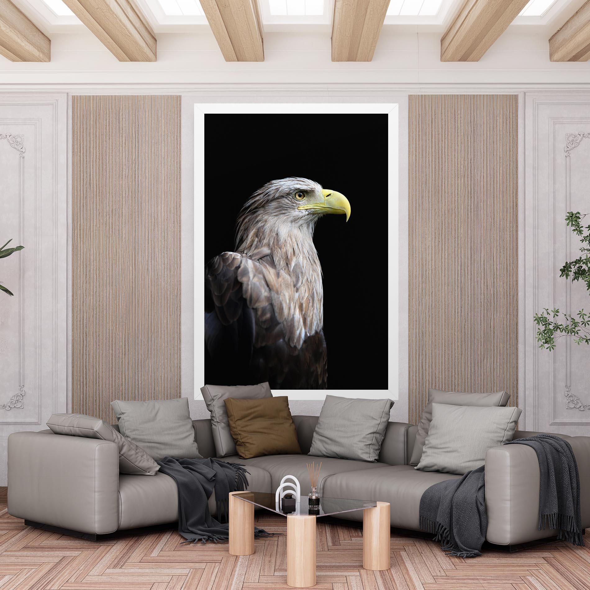 Leinwandbild Close Up Eagle mockup 6
