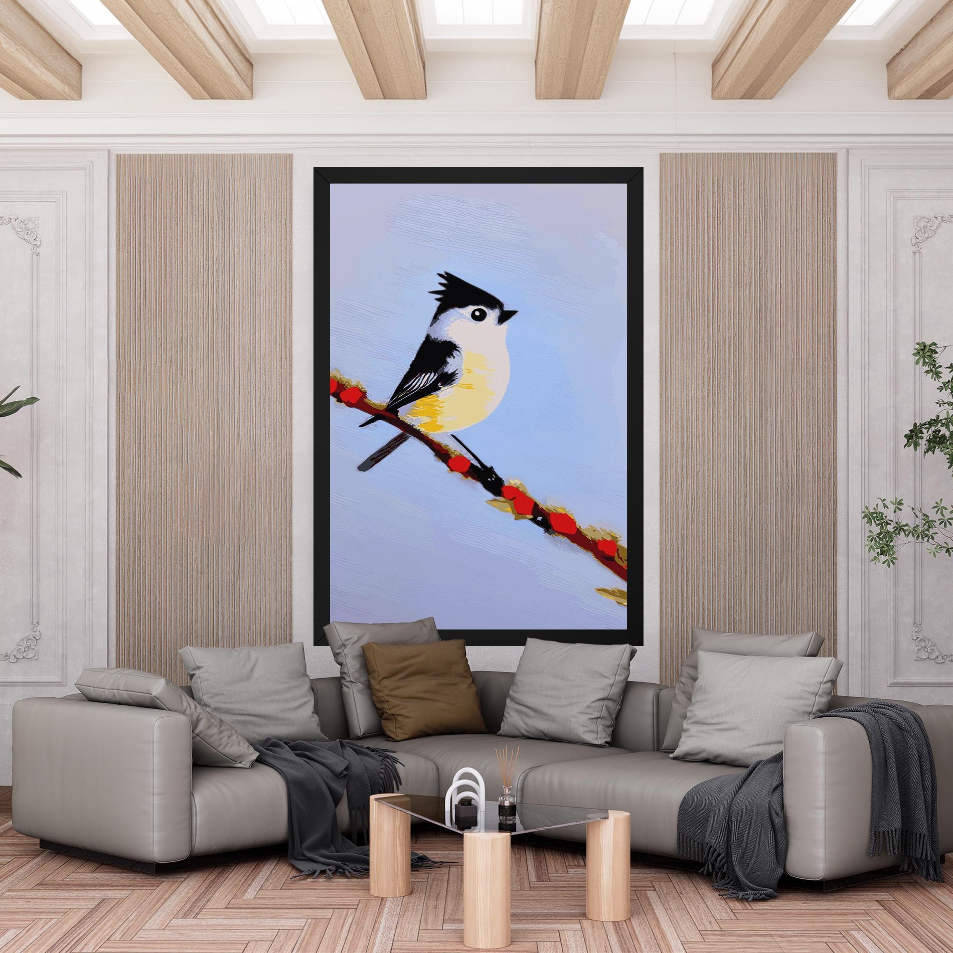 Bird Painting mockup 6