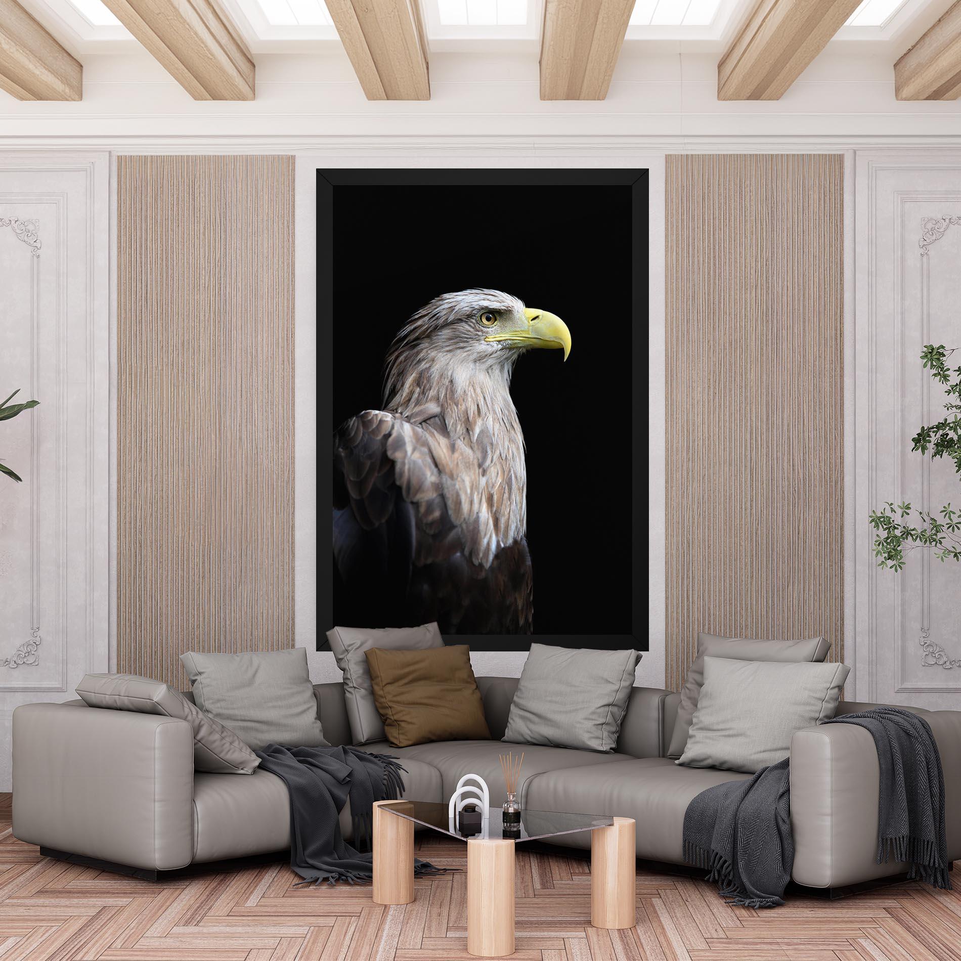 Leinwandbild Close Up Eagle mockup 6