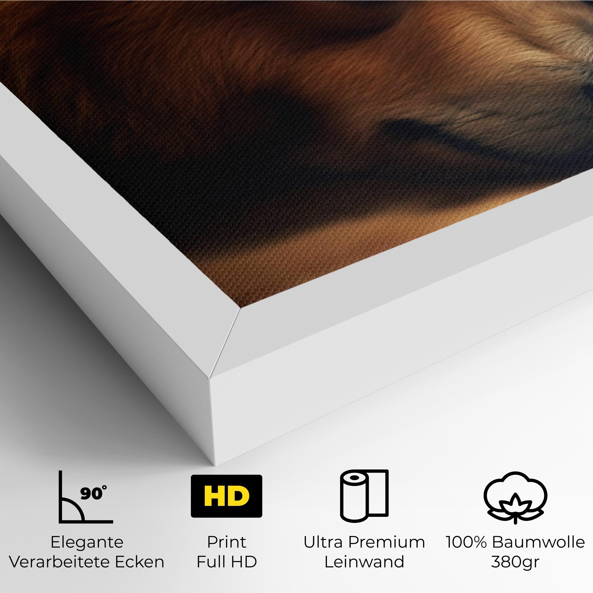 Leinwandbild Bear With Eagle mockup 4