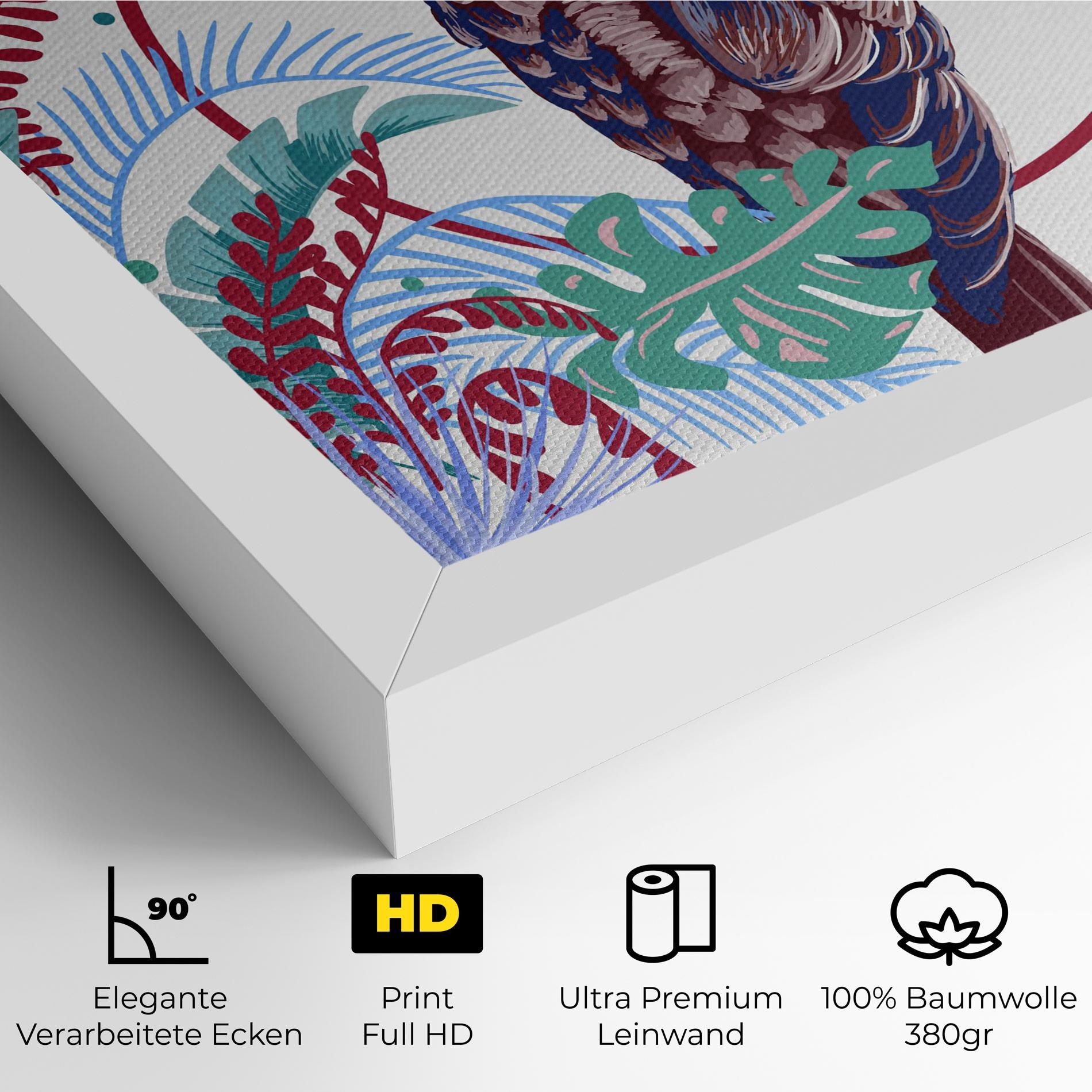 Leinwandbild Bright Bird mockup 4