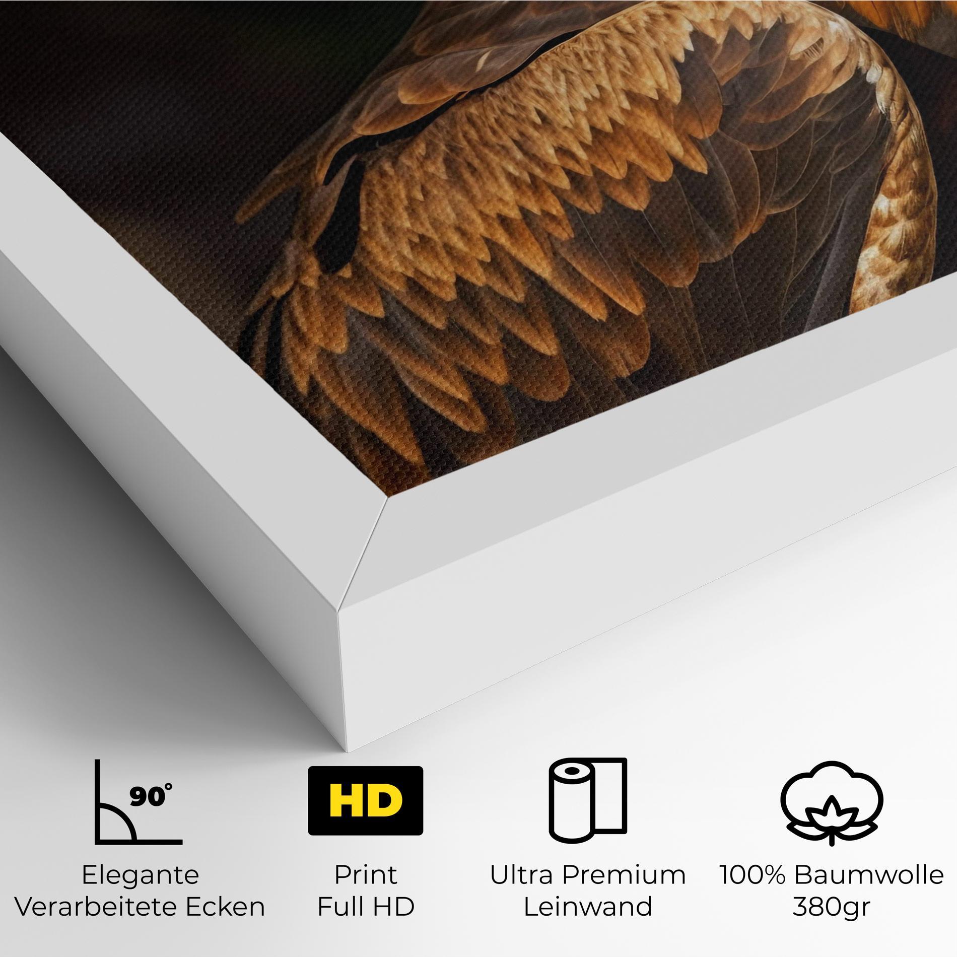 Leinwandbild Brown Eagle mockup 4