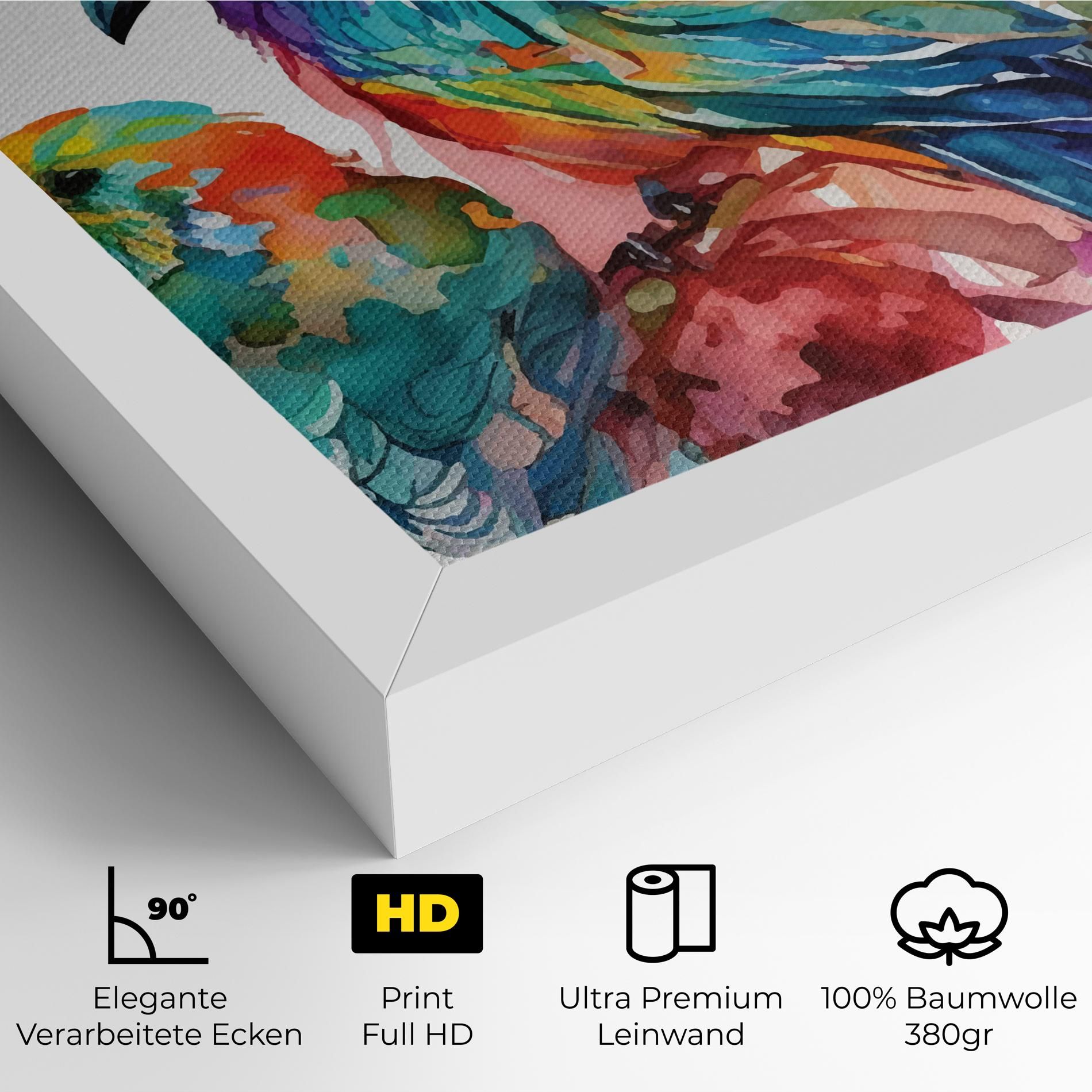 Colorful Birds mockup 4