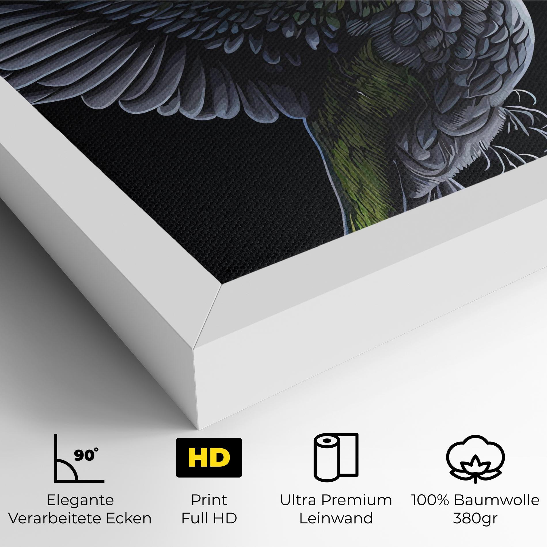 Leinwandbild Hummingbird mockup 4