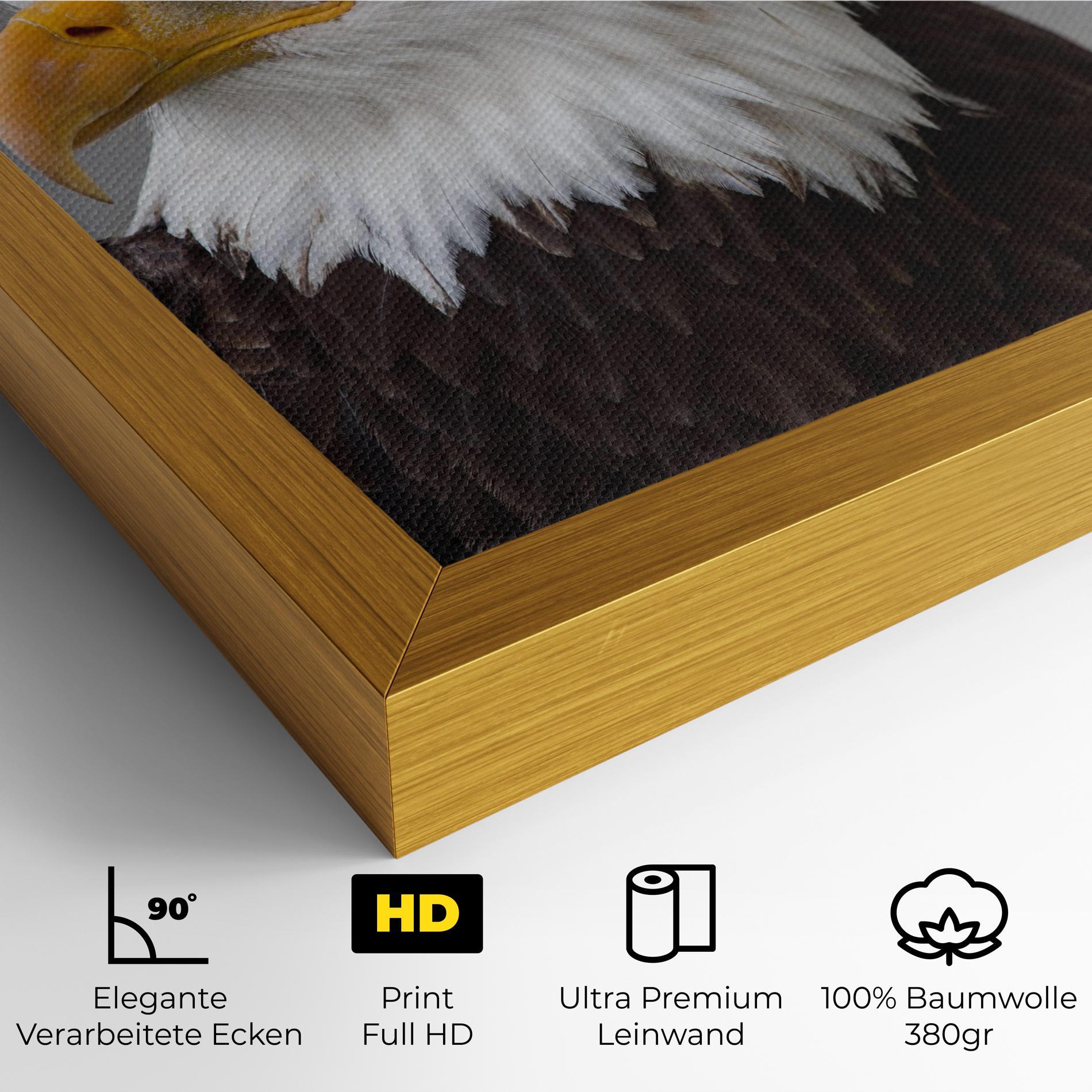 Leinwandbild Beautiful Eagle mockup 4