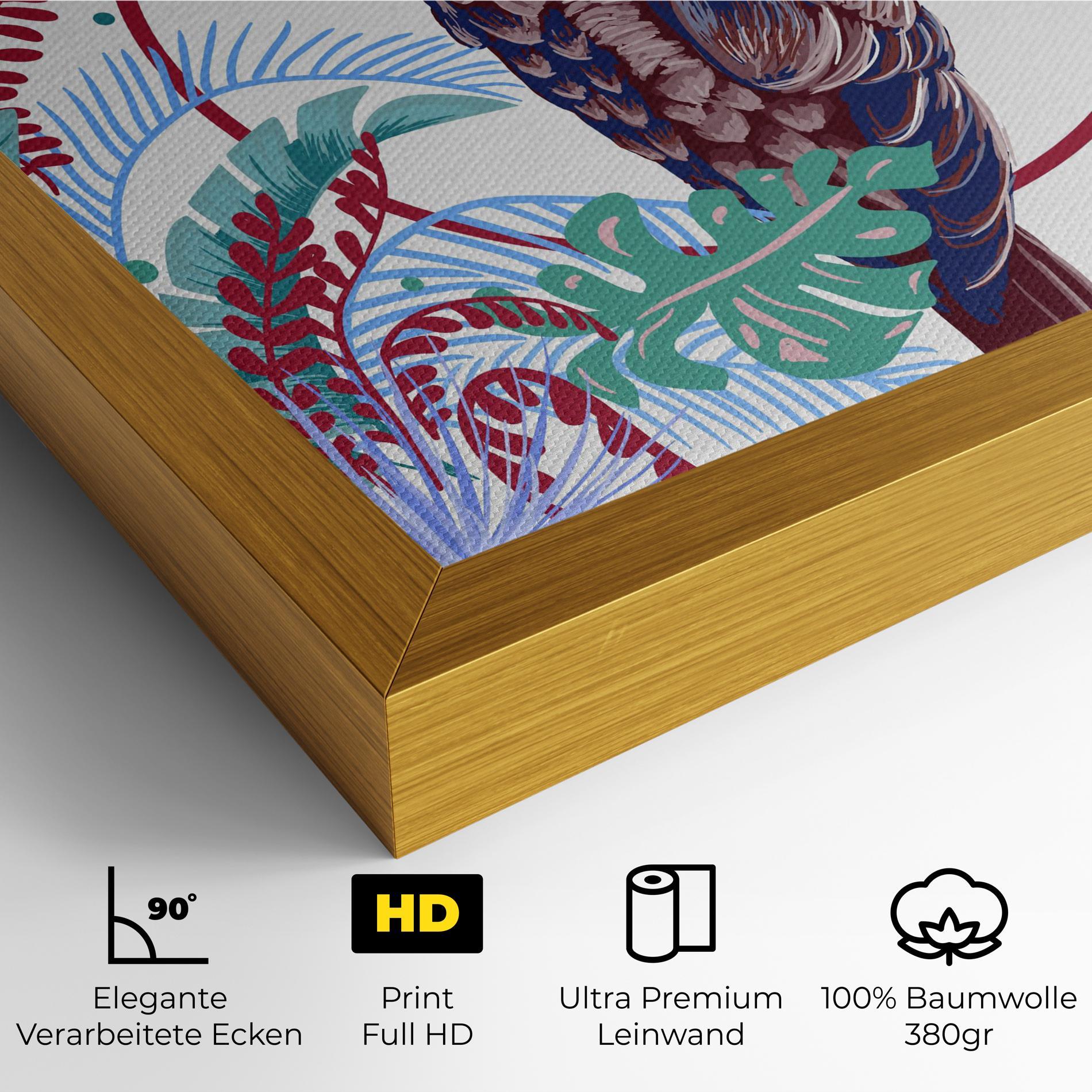 Leinwandbild Bright Bird mockup 4