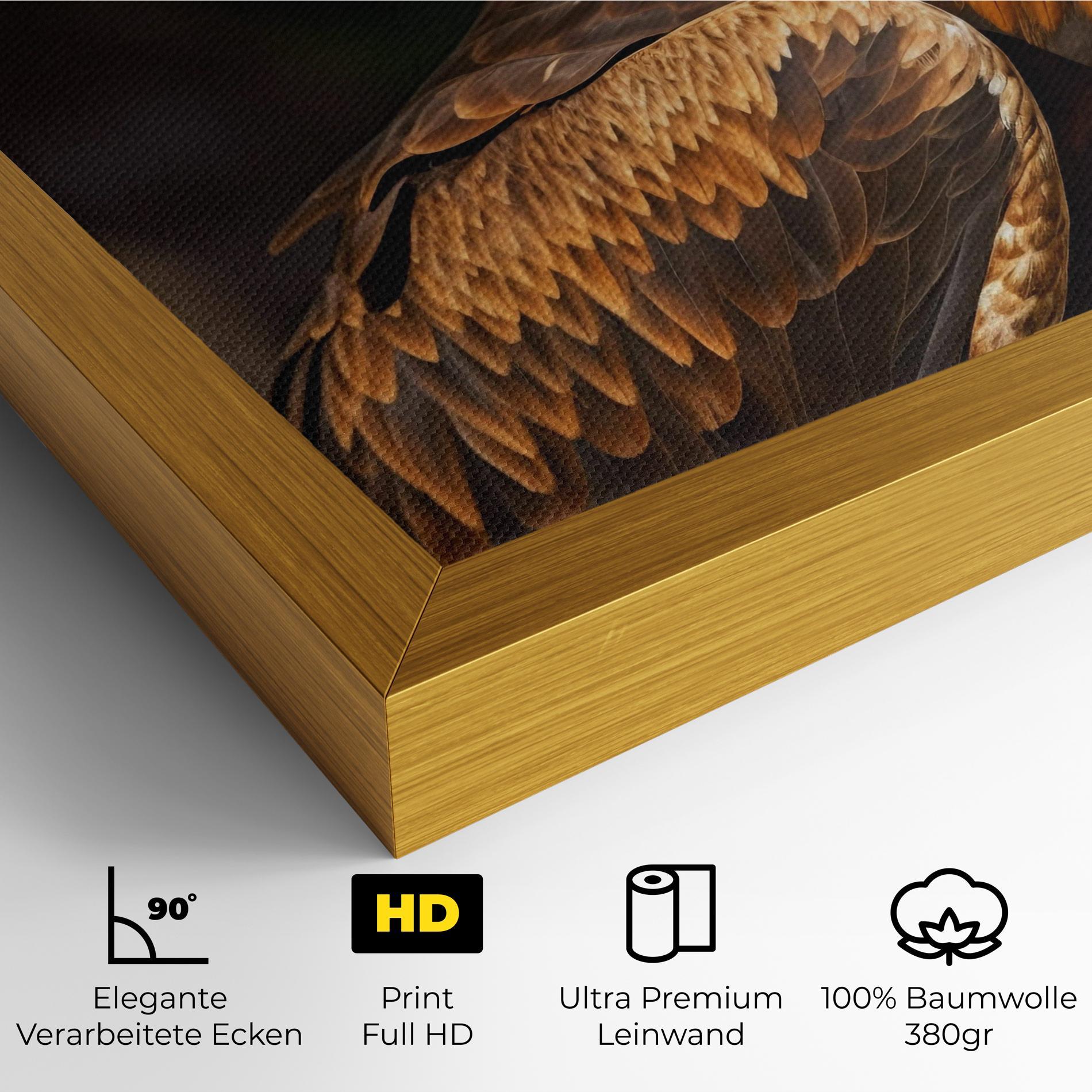 Leinwandbild Brown Eagle mockup 4