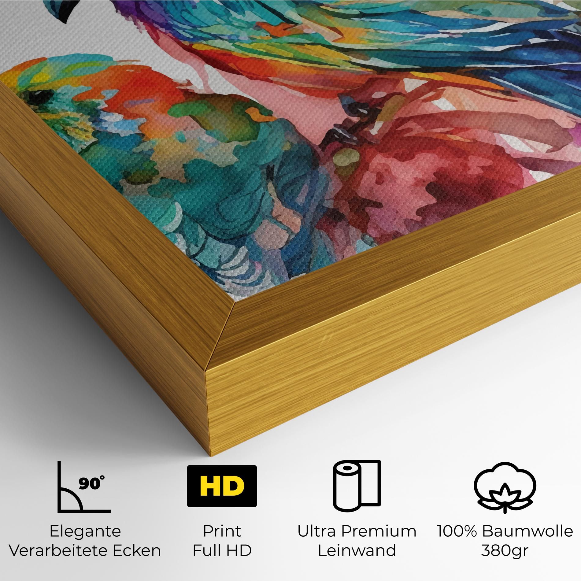Colorful Birds mockup 4