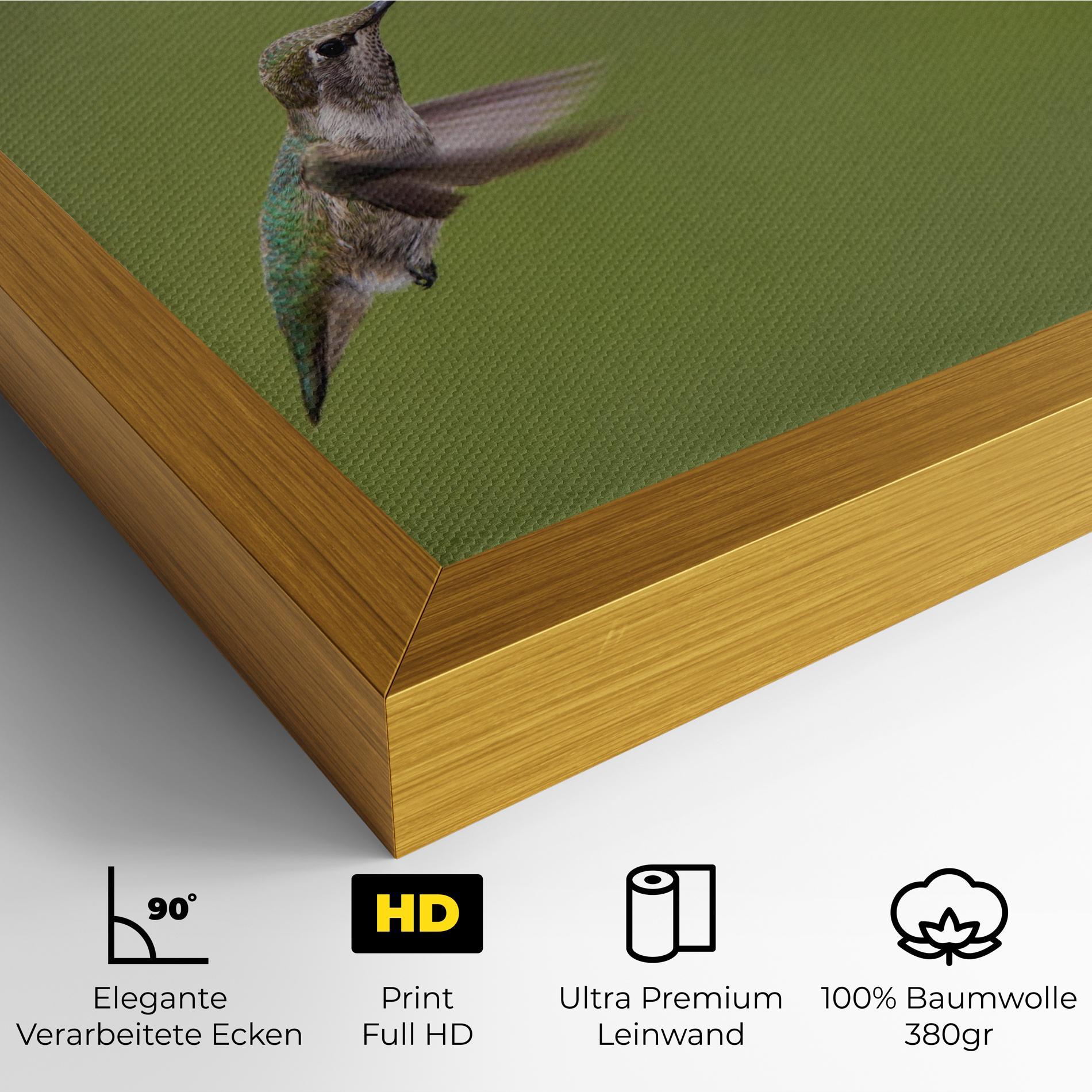 Leinwandbild Cute Hummingbird mockup 4