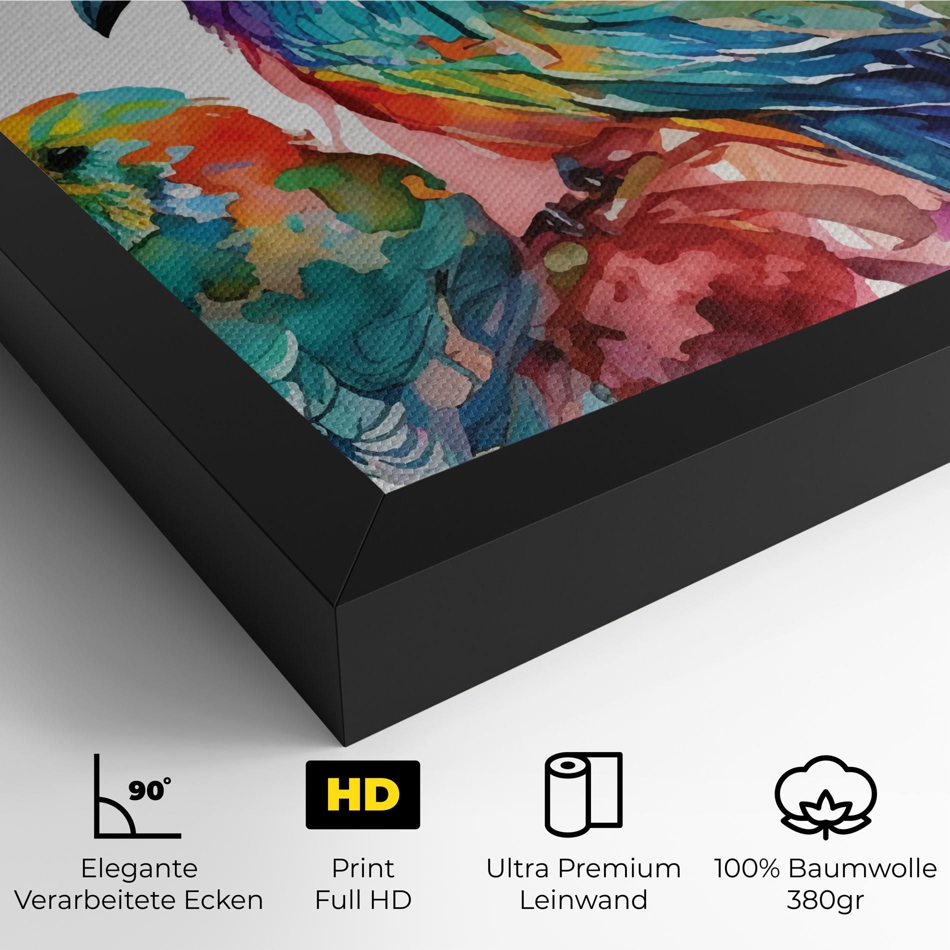 Colorful Birds mockup 4