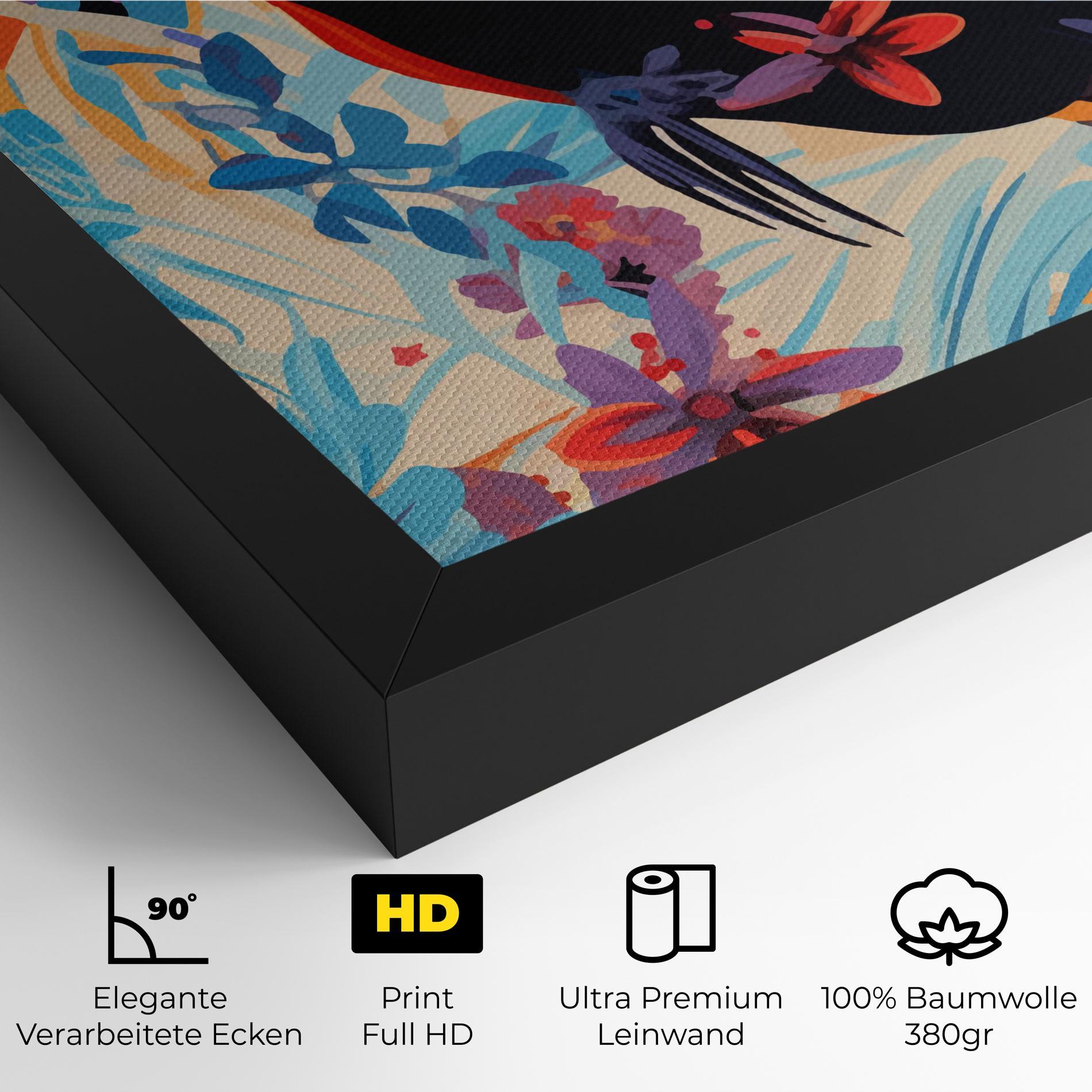 Leinwandbild Colorful Toucan mockup 4