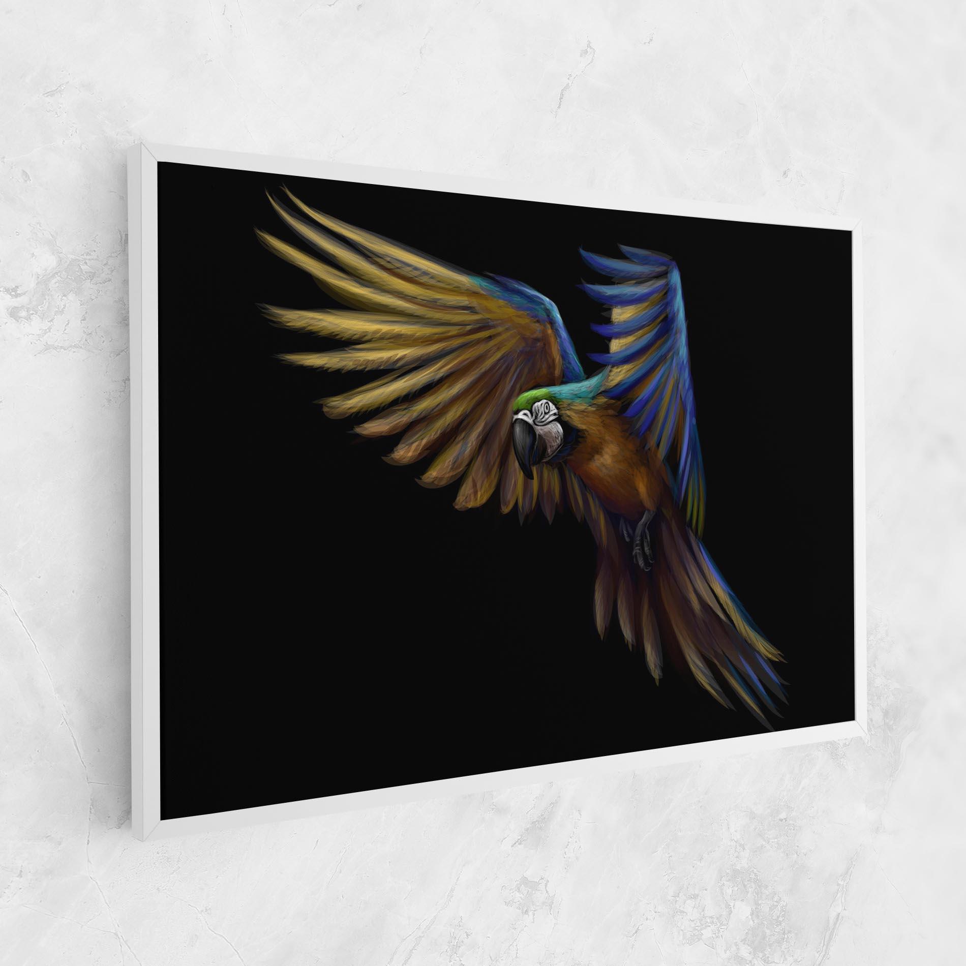 Leinwandbild Parrot Flying mockup 1