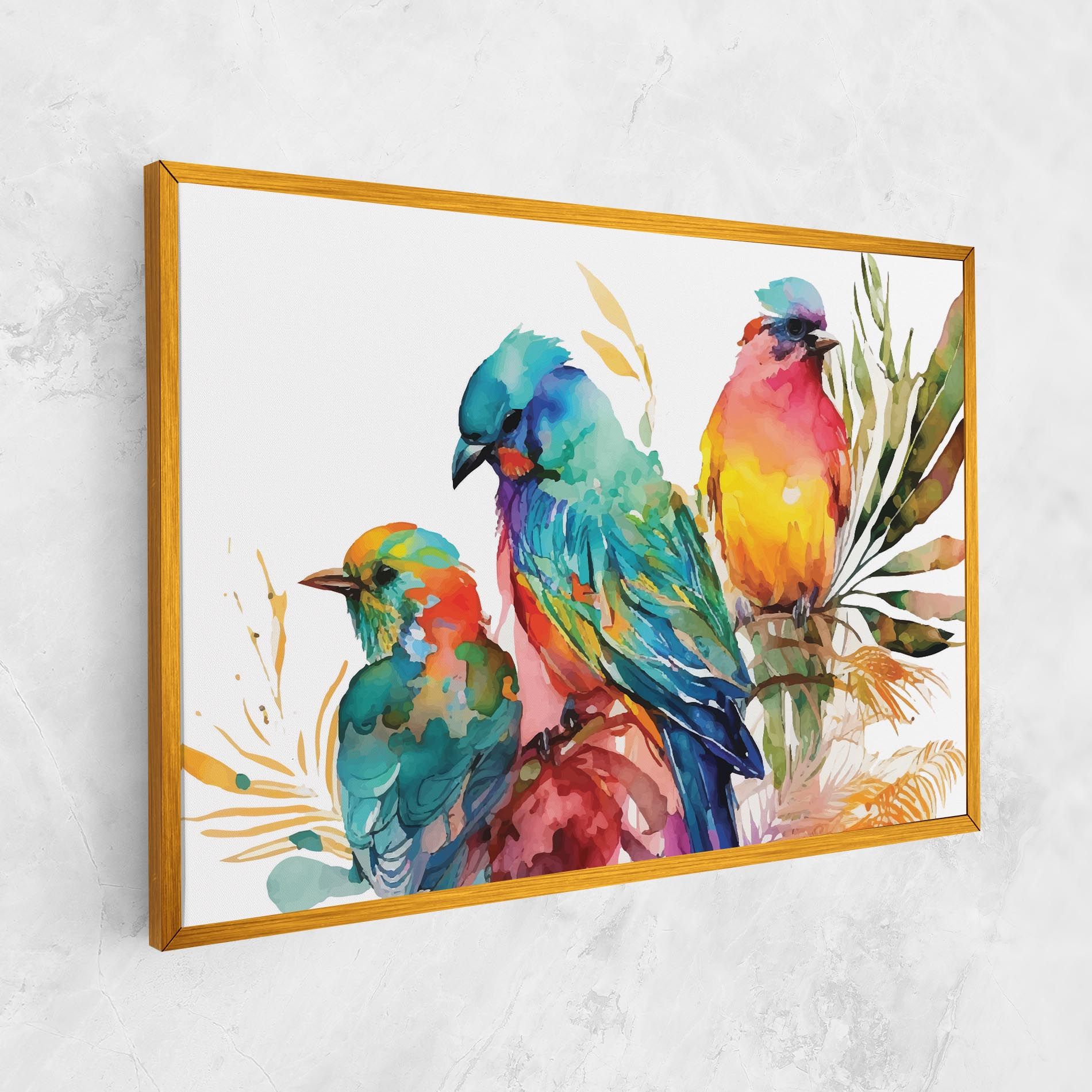 Colorful Birds mockup 1