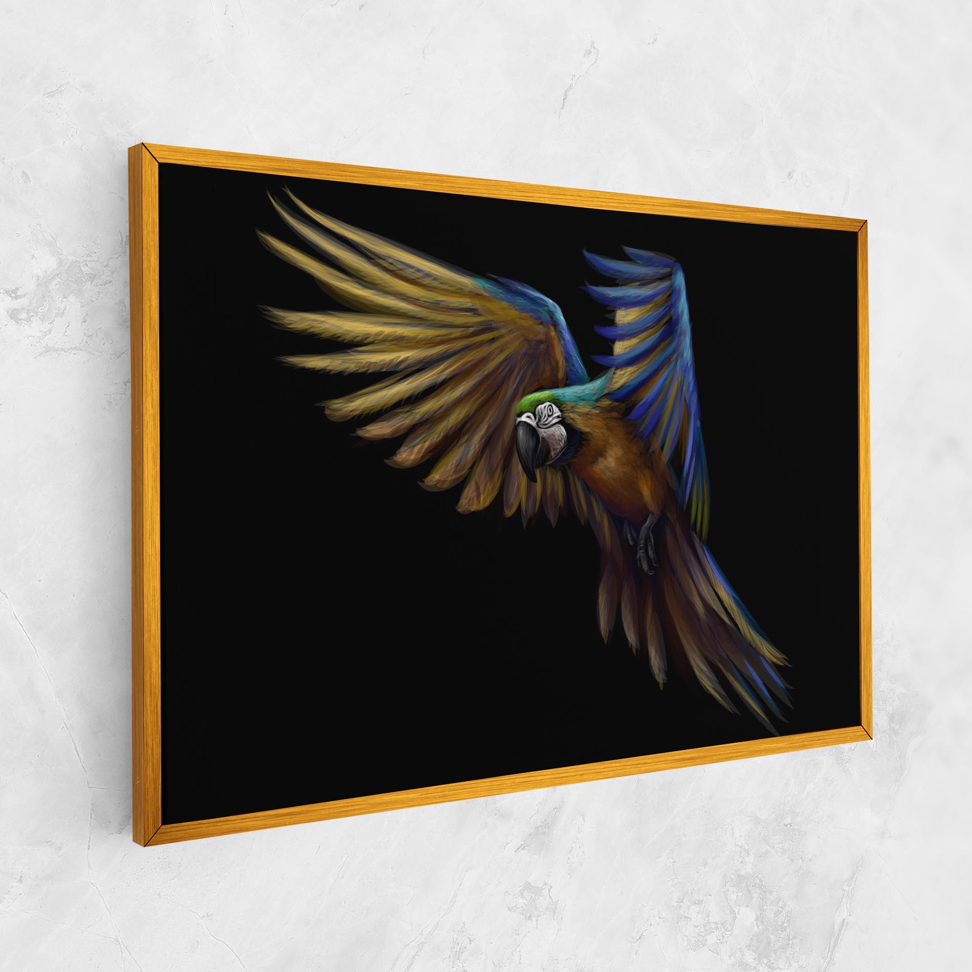 Leinwandbild Parrot Flying mockup 1